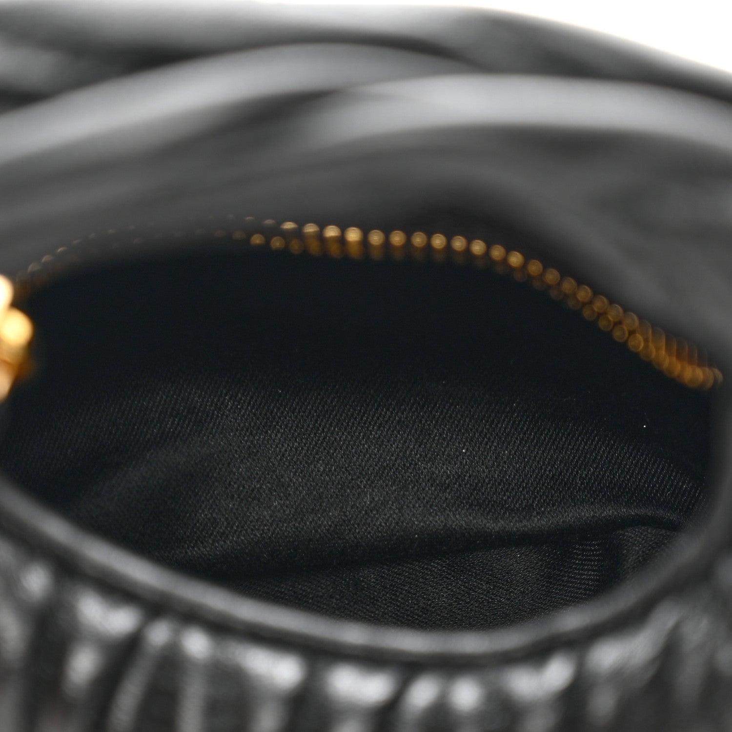 Miu Miu Nappa Matelasse Micro Wander Hobo Black 5 of 8