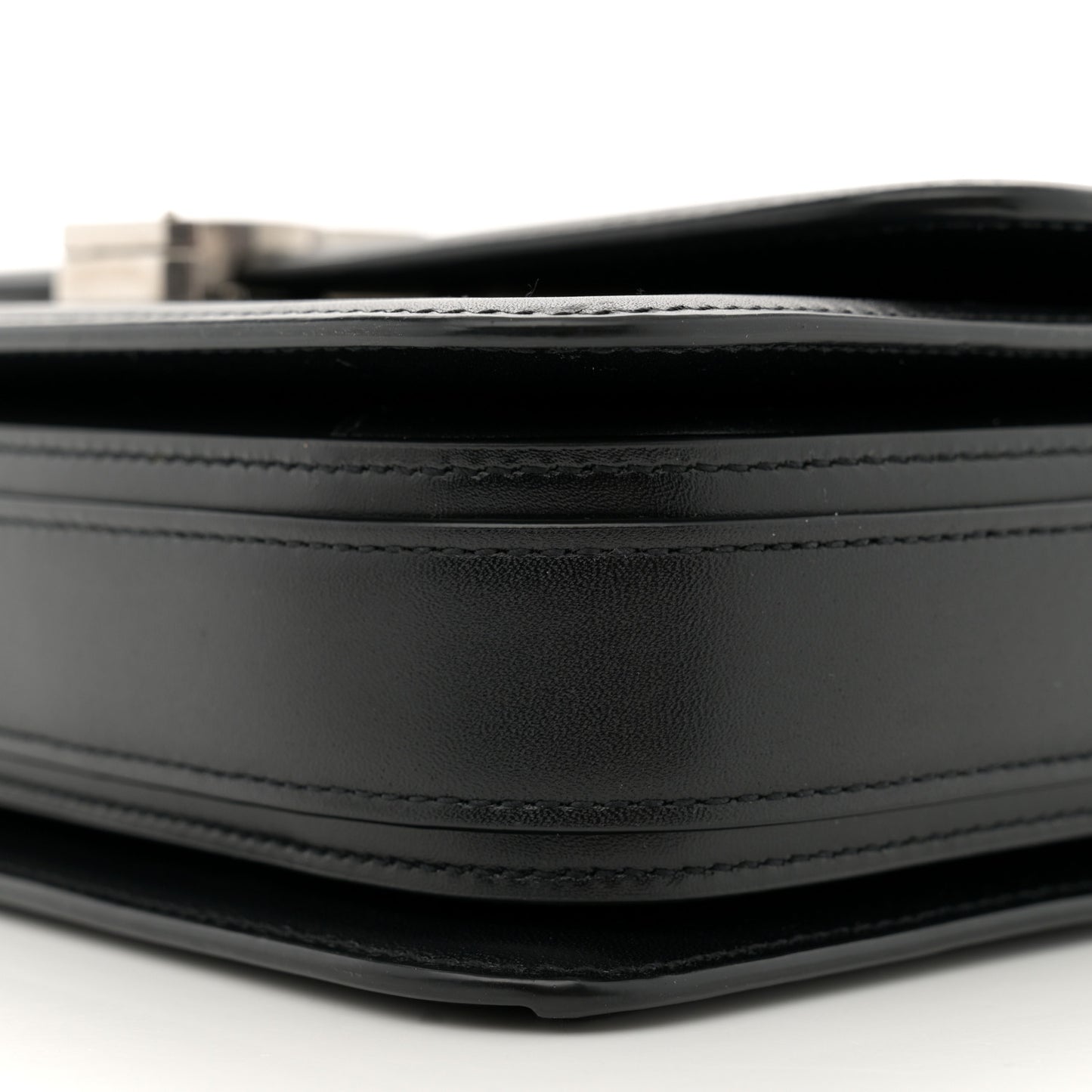 Box Calfskin Monogram Medium Solferino Satchel Black