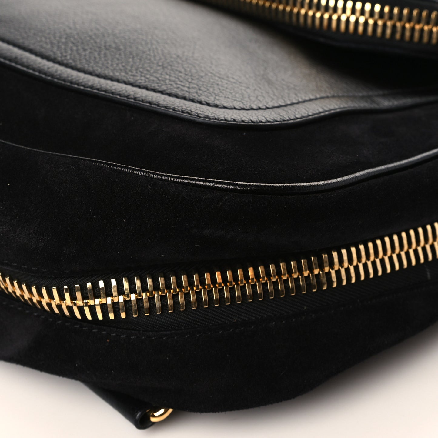 Suede Jennifer Backpack Black