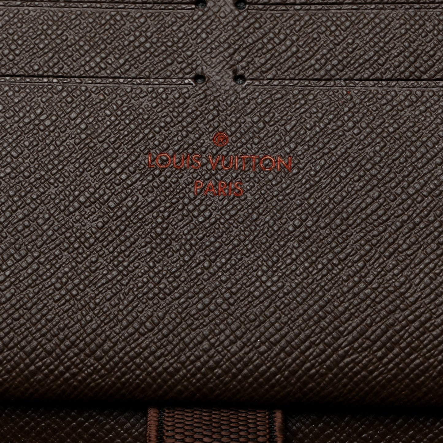 Damier Ebene Zippy Organizer Wallet