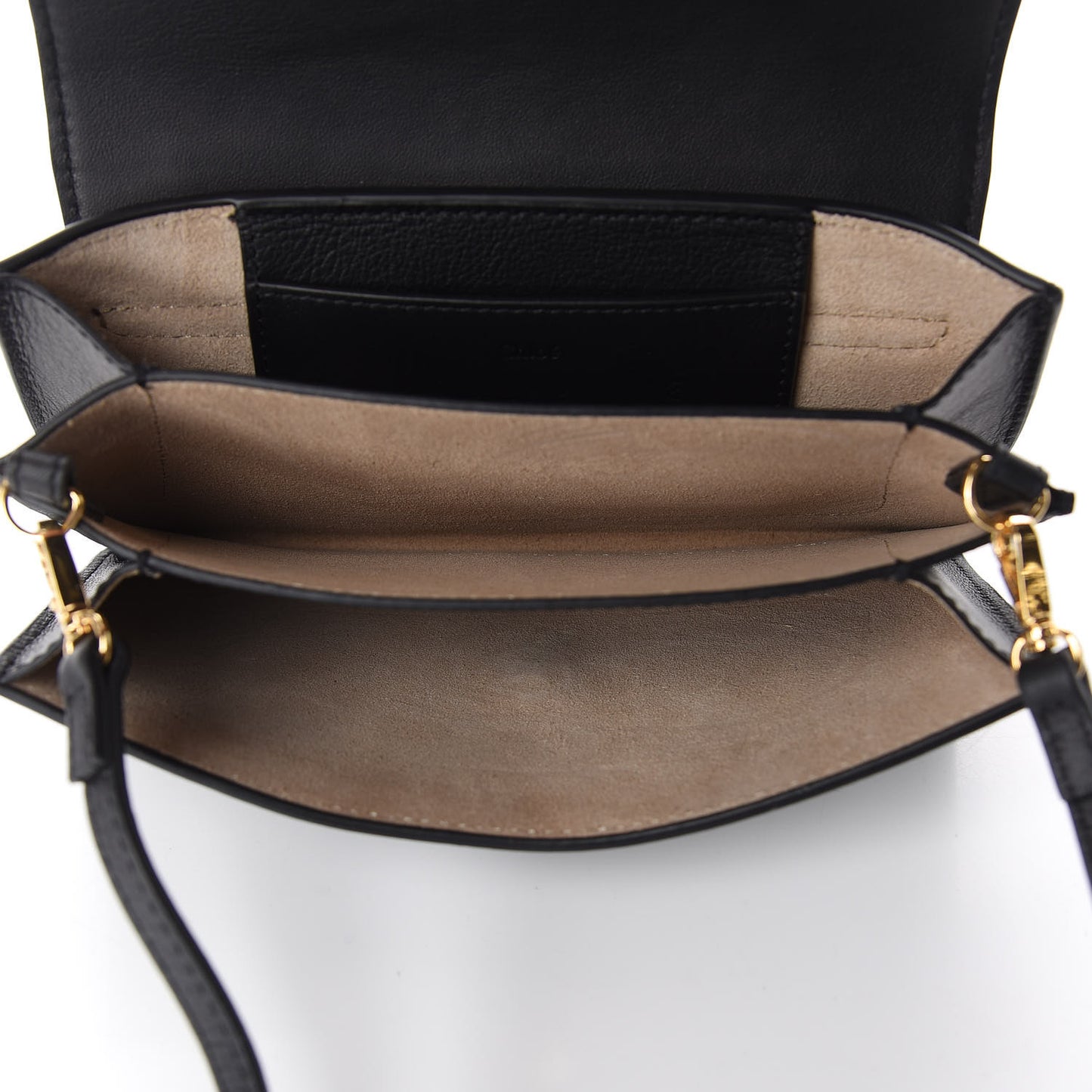 Smooth Calfskin Drew Bijou Clutch Black