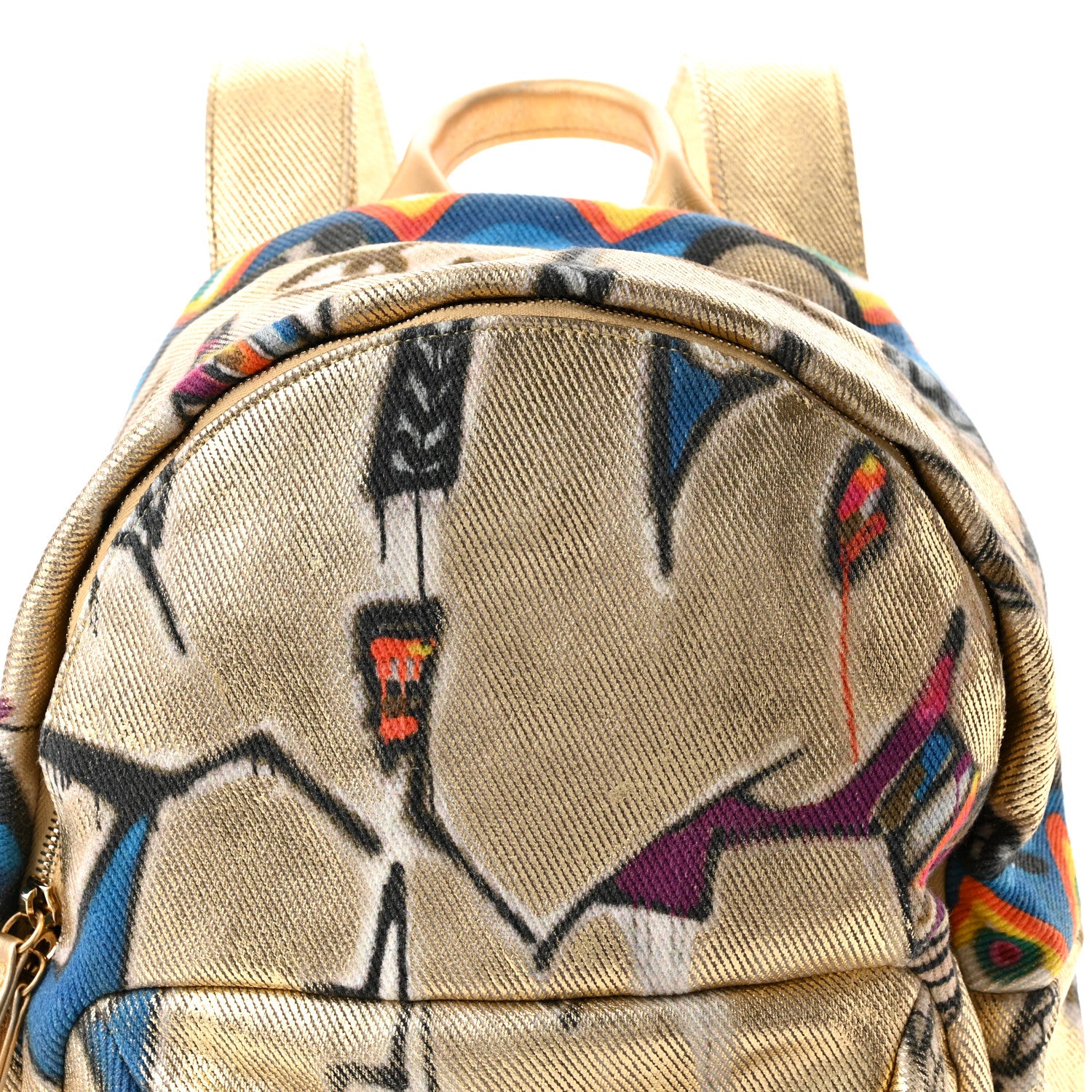 Chanel Graffiti Printed Canvas Street Spirit Backpack Multicolor 8 of 10