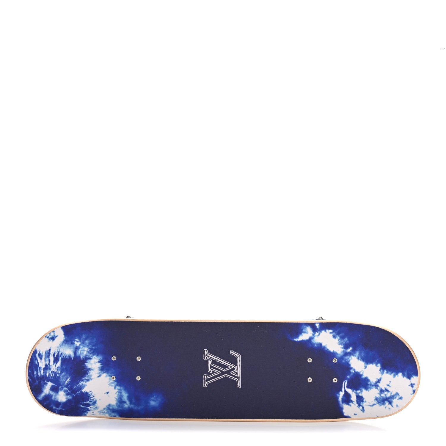 Louis Vuitton Monogram Bandana Maple Wood Skateboard Blue 1820987