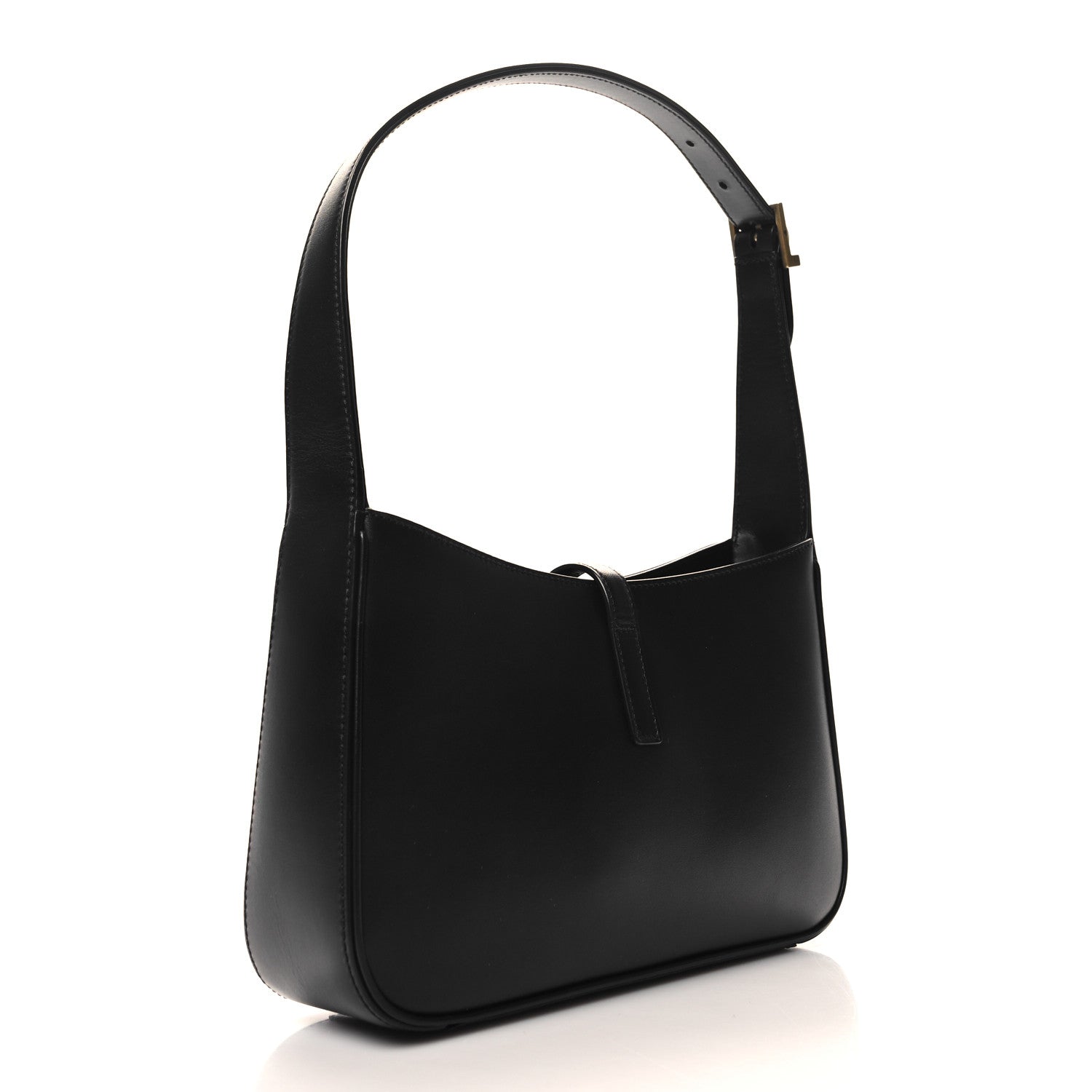 Saint Laurent Smooth Calfskin Le 5 A 7 Hobo Black 3 of 10