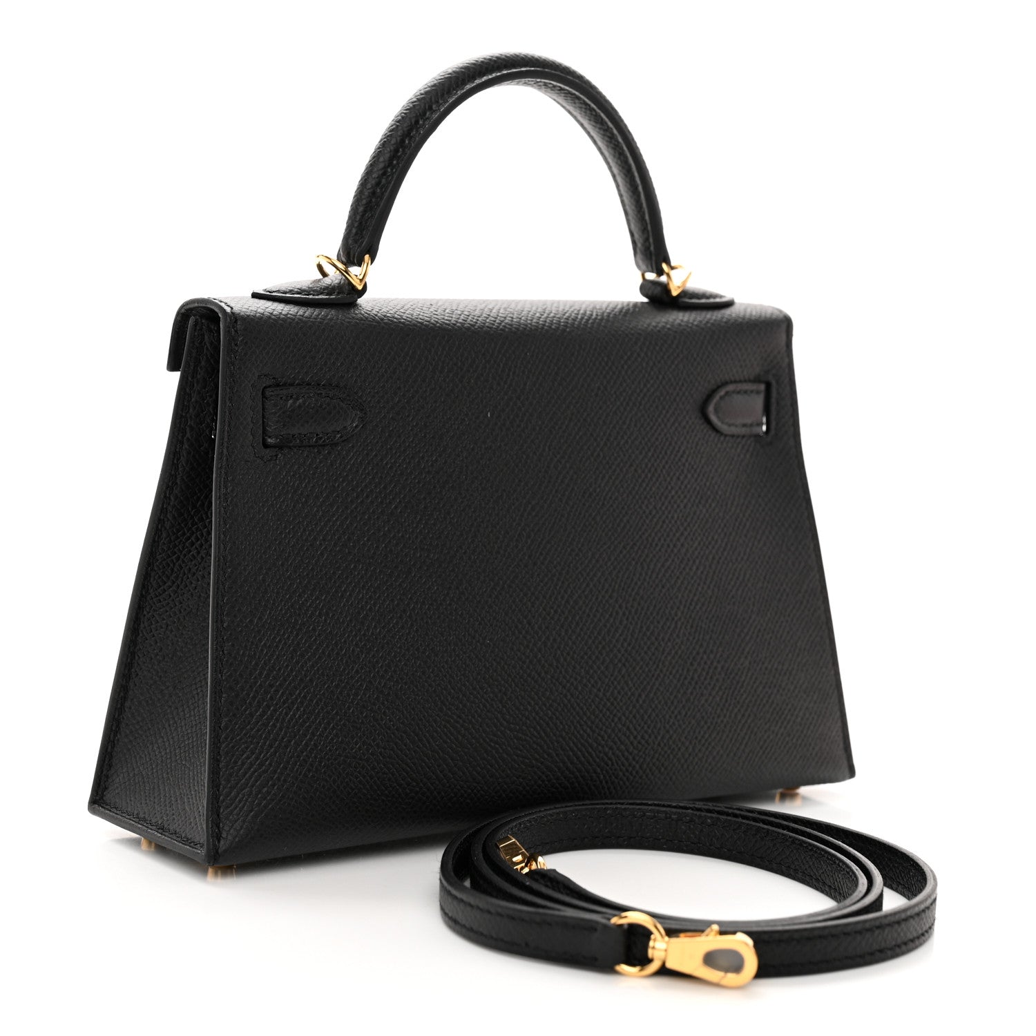 Hermes Epsom Mini Kelly Sellier 20 Black 3 of 13