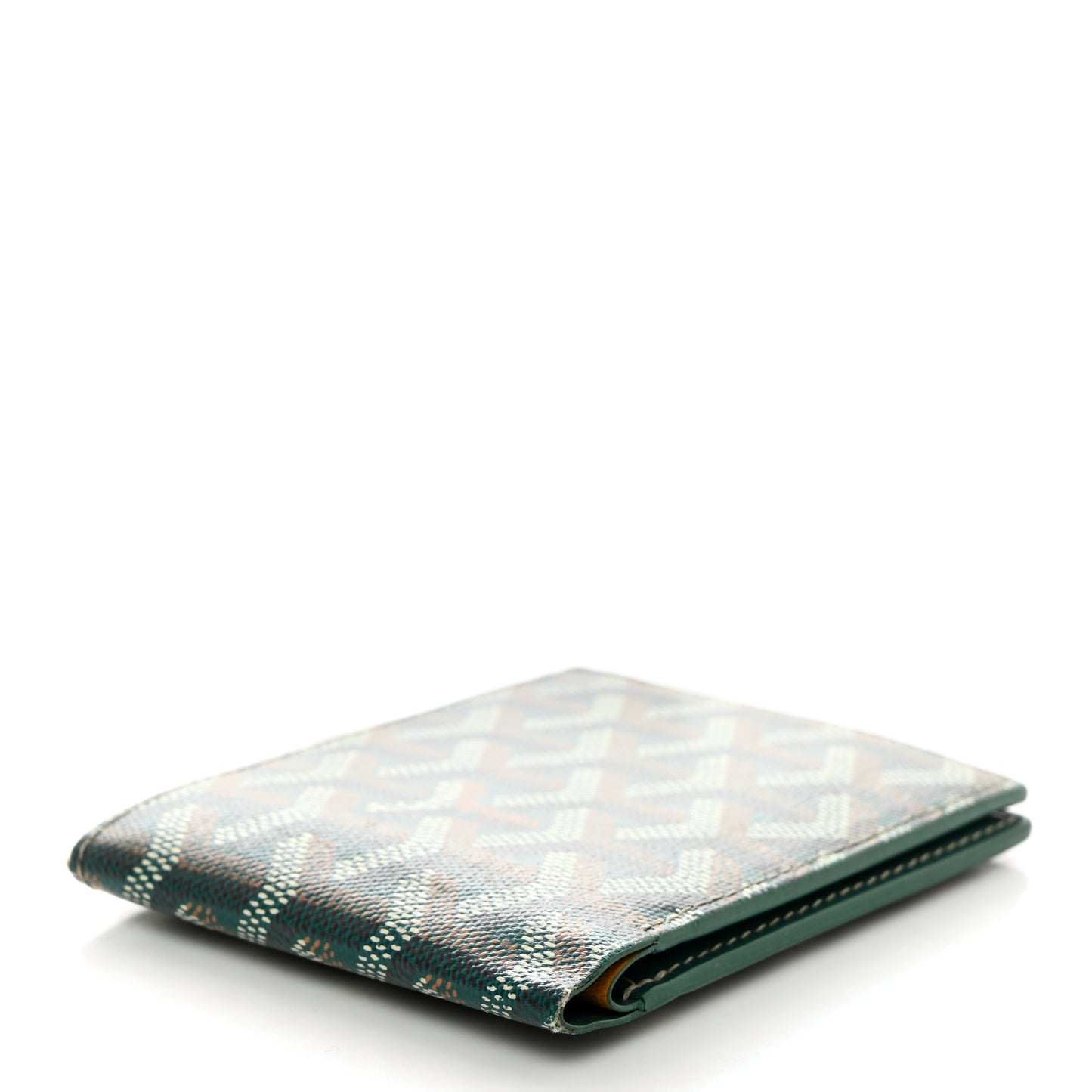 Goyardine Bi-Fold Victoire PM Wallet Green