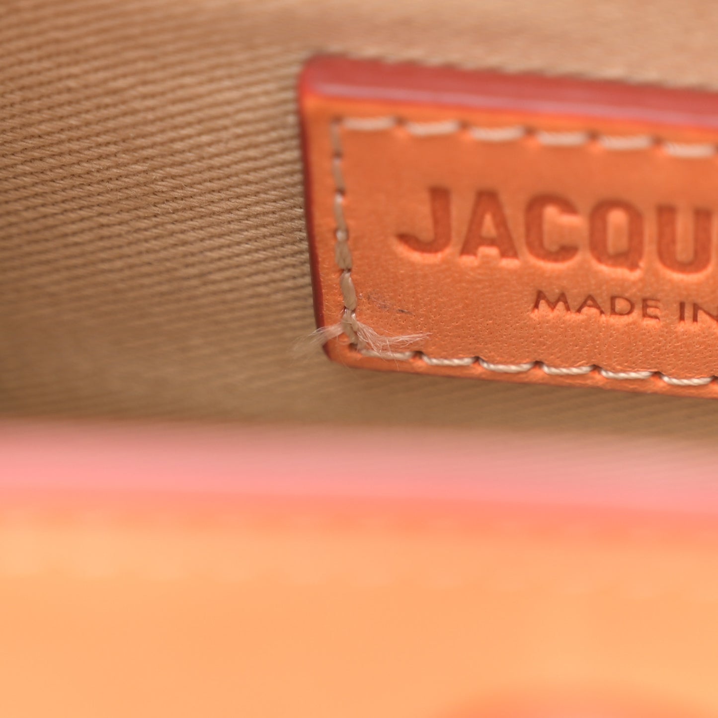 Smooth Calfskin Le Chiquito Homme Orange