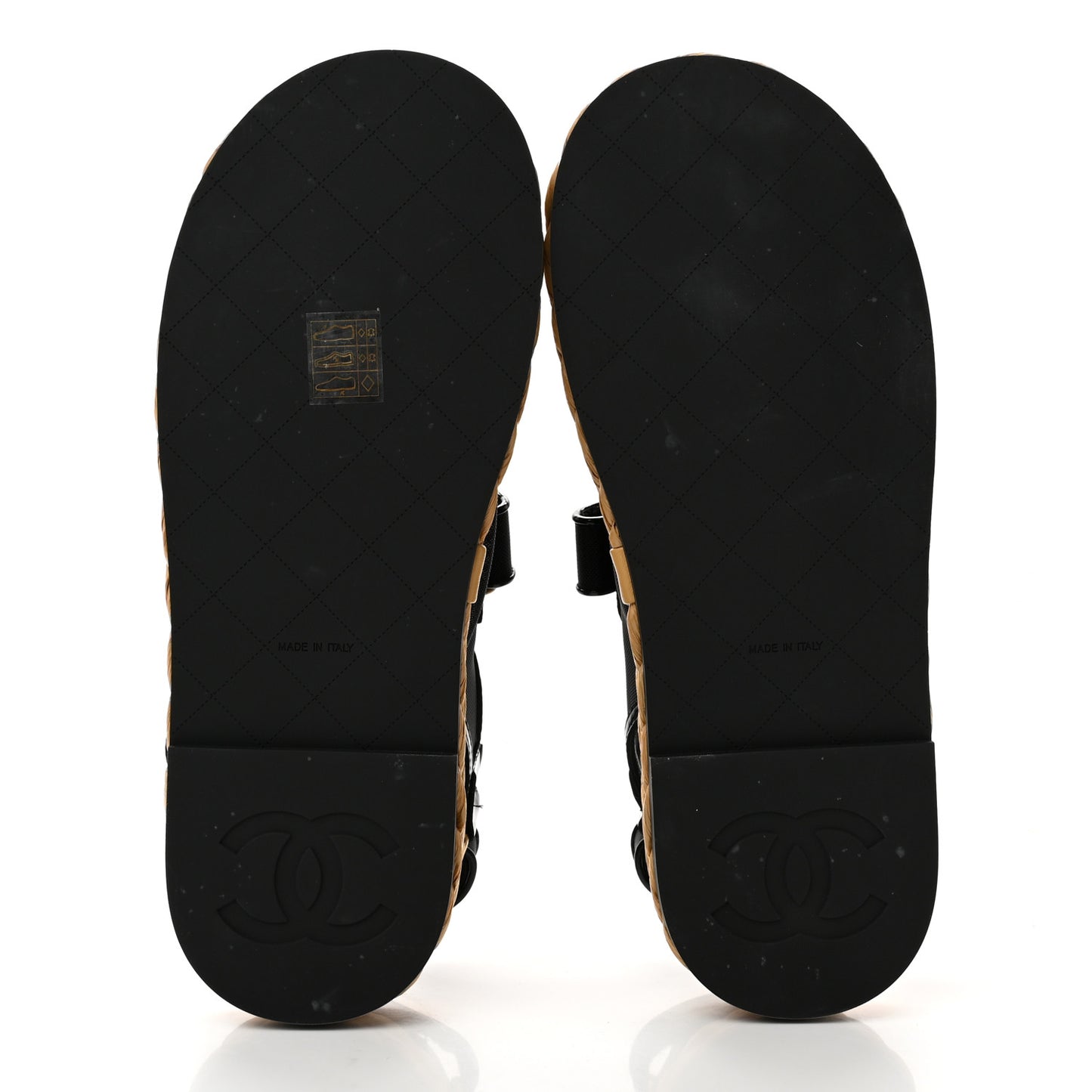 Mesh Patent Calfskin Velcro Dad Sandals 39 Black