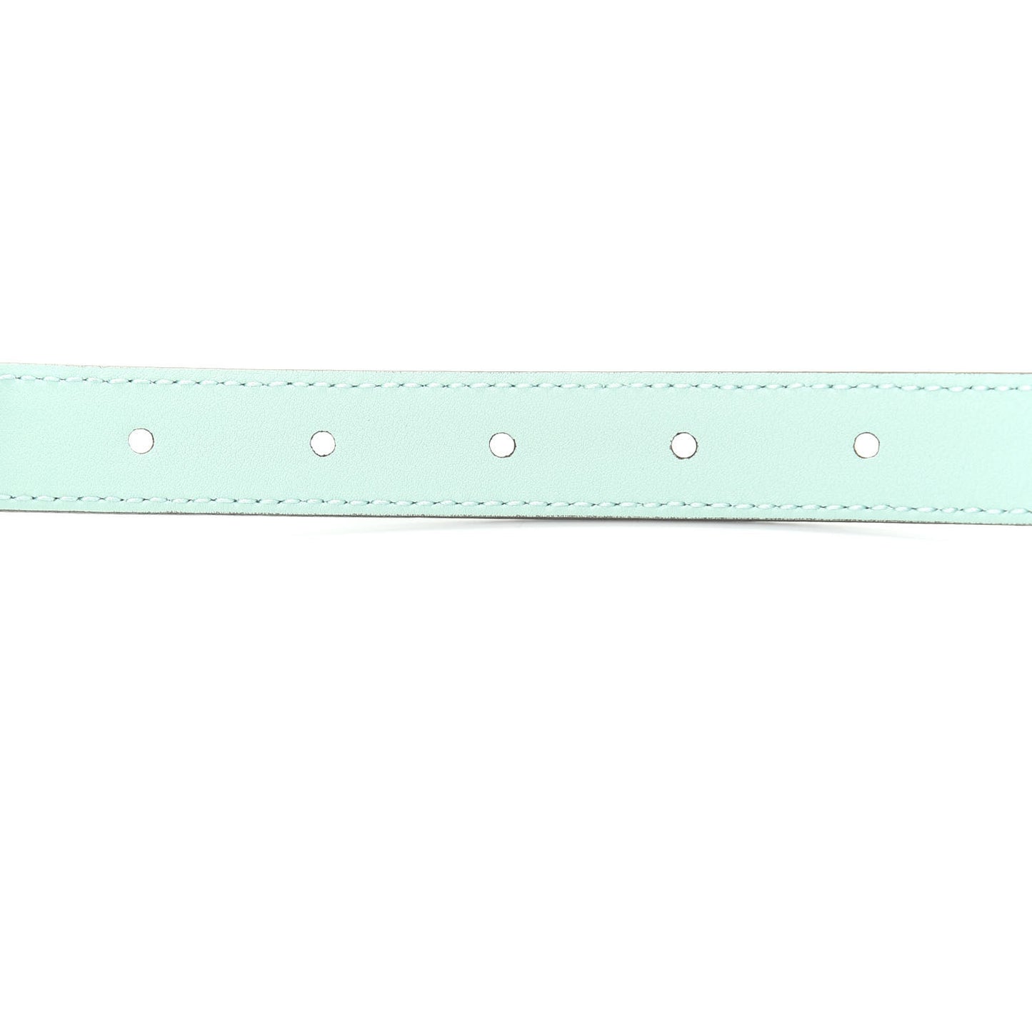 Moon Calfskin Palladium Double G 20mm Belt 80 32 Water Green