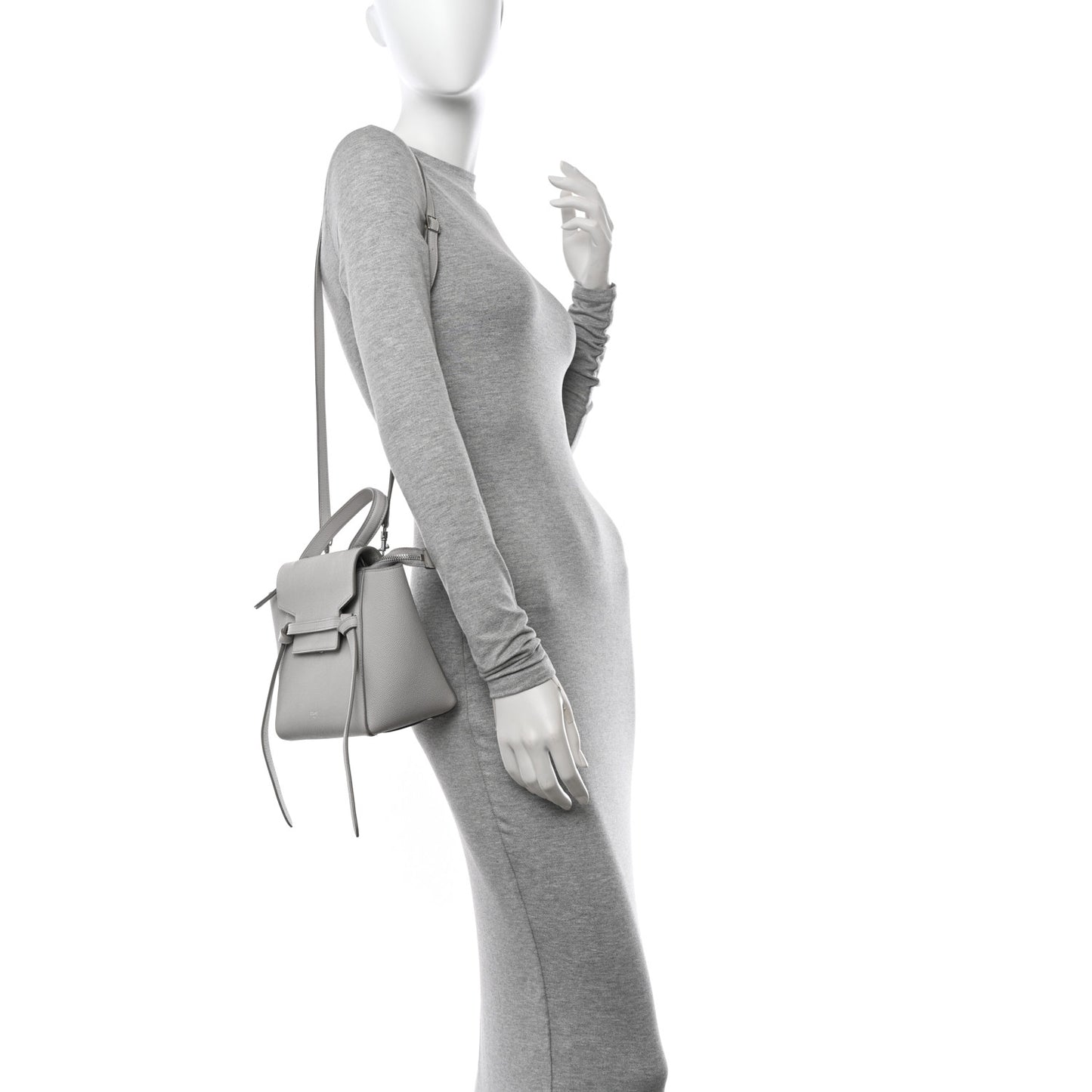 Grained Calfskin Nano Belt Bag Mineral