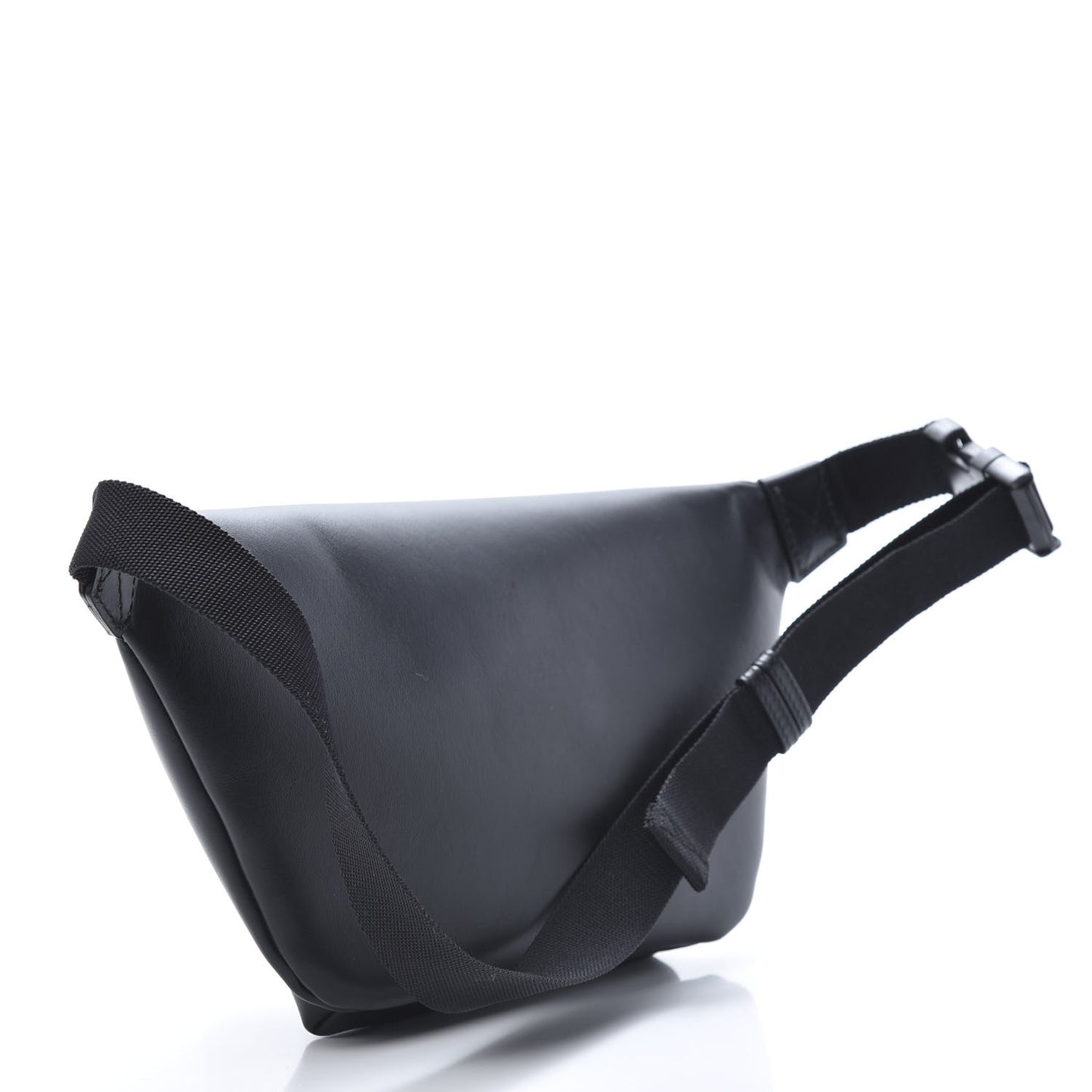 Supple Calfskin Signature Logo Large Everyday Beltpack Black
