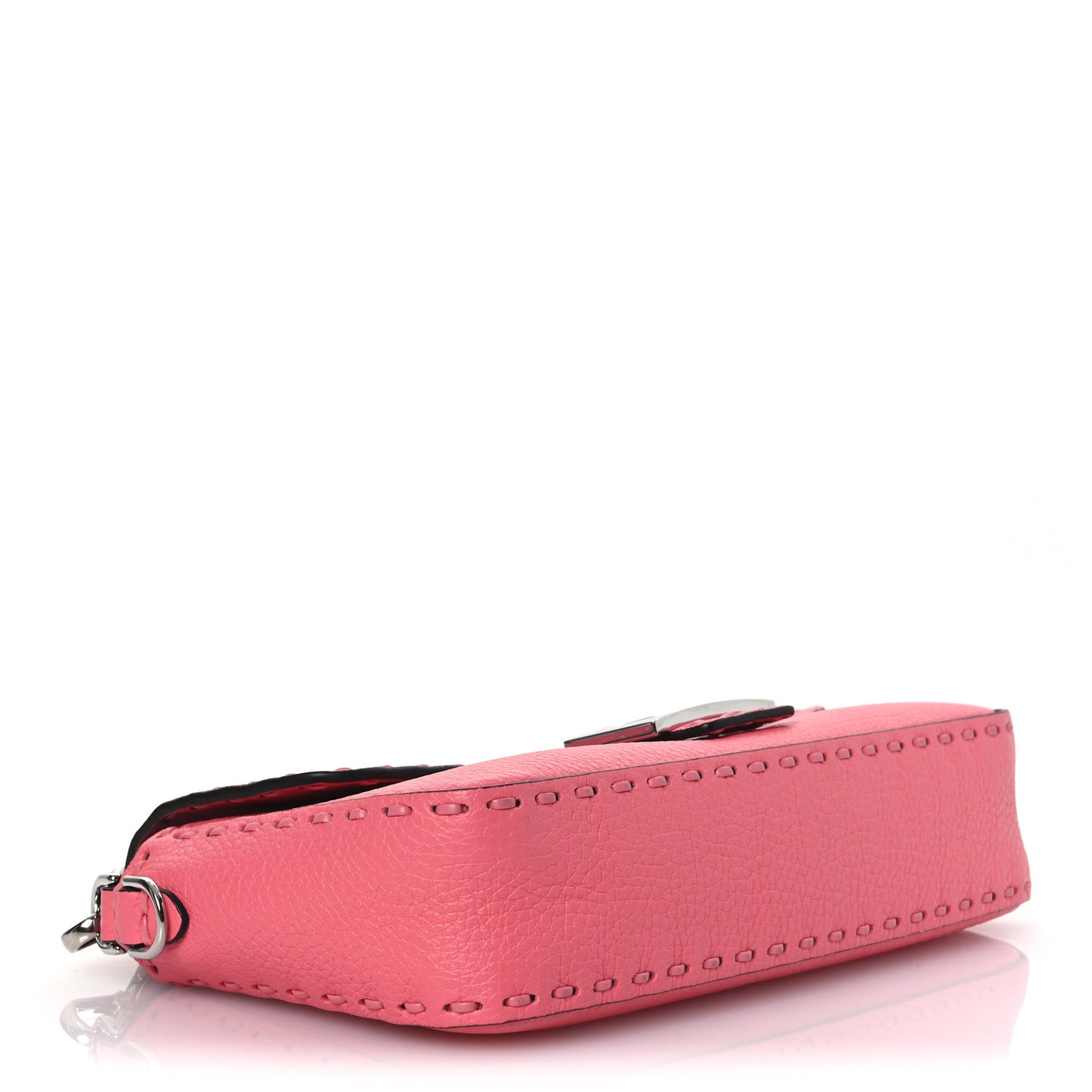 Cuoio Roma Sellerissima Nappa Sintetica Tape Stitch Baguette Pink Dalia