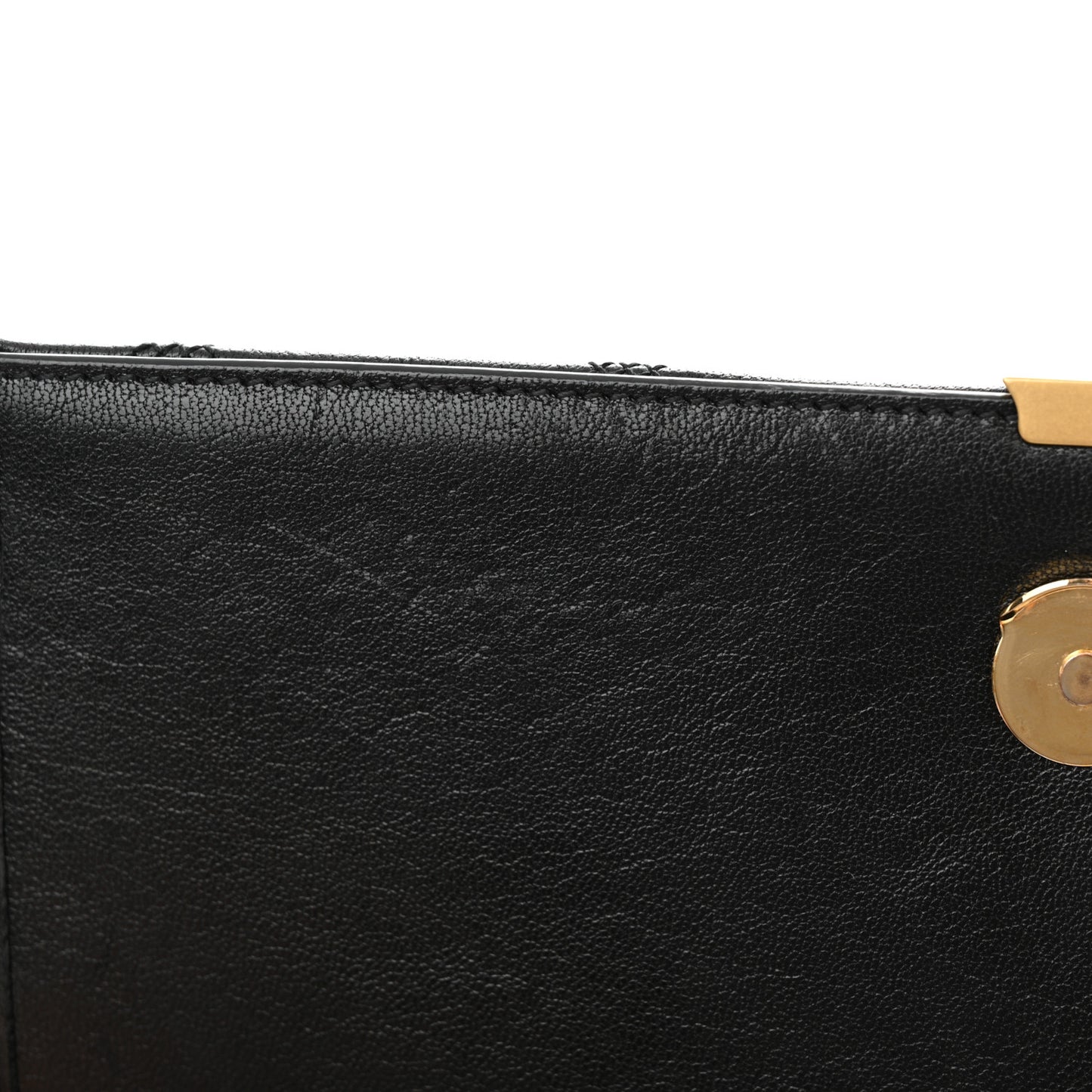 Lambskin Quilted Mini Becky Chain Bag Black