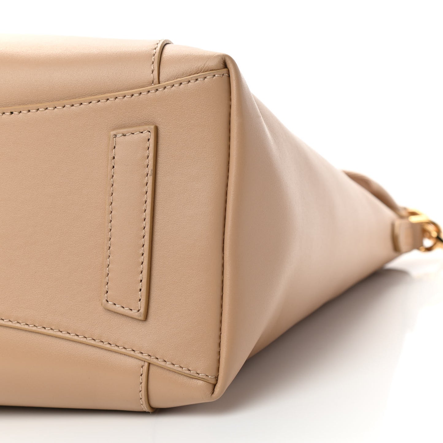 Box Calfskin Small Antigona Sport Top Handle Bag Beige Cappuccino