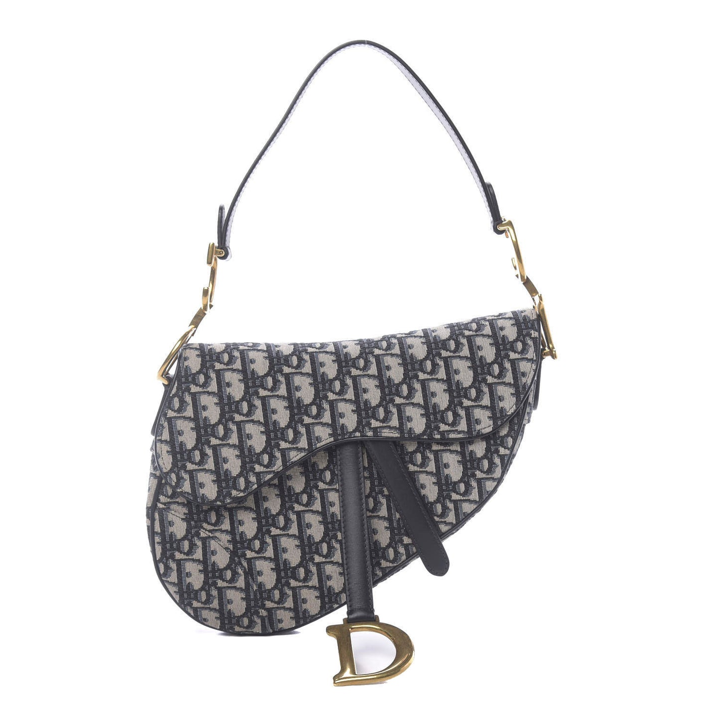 Oblique Saddle Bag Blue