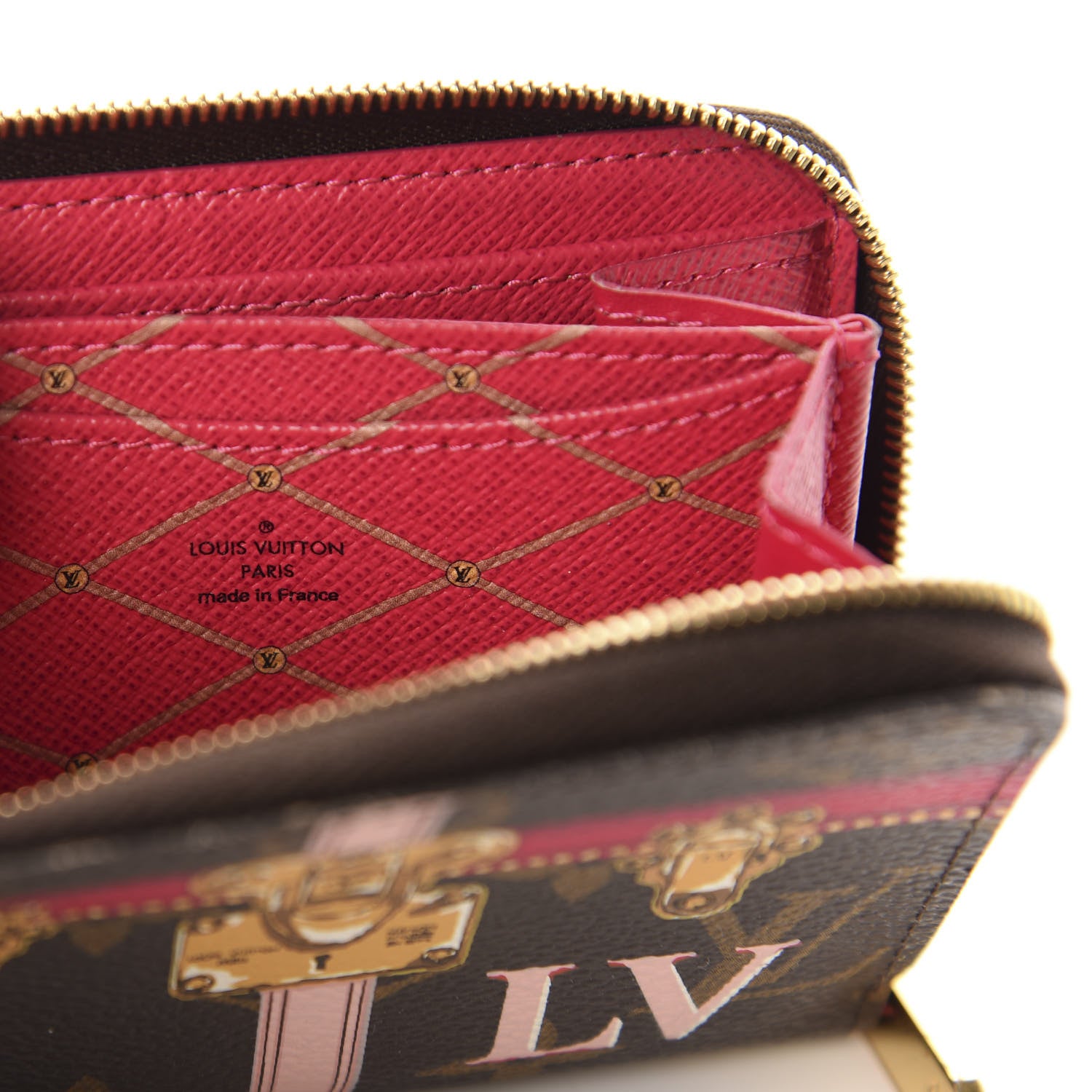 Louis Vuitton Monogram Summer Trunks Zippy Coin Purse 6 of 8