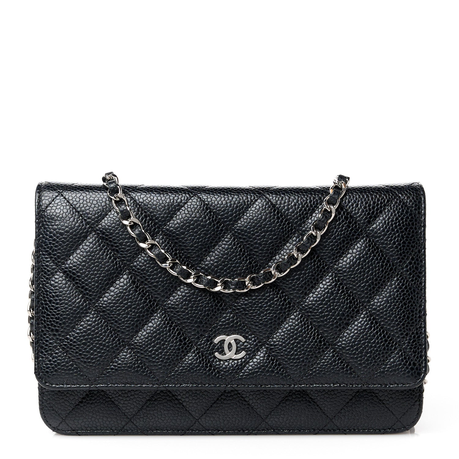Chanel Caviar Quilted Wallet on Chain WOC Black 1 of 11