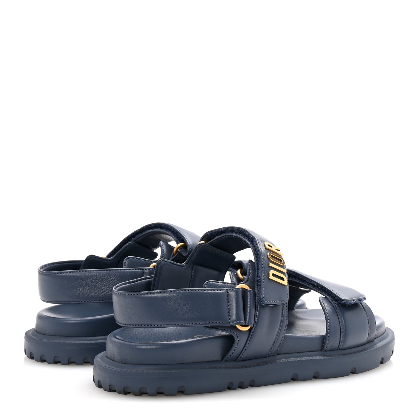 Lambskin Dioract 10mm Sandals 37 Pastel Night
