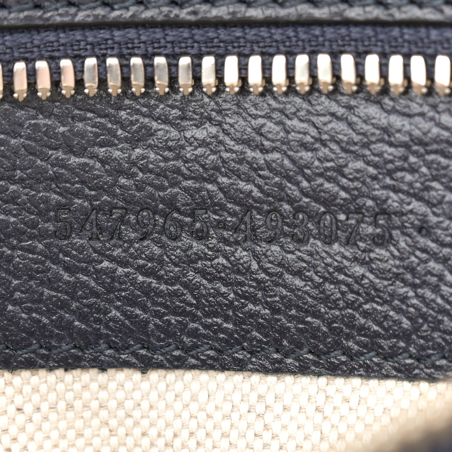 GG Supreme Monogram Textured Dollar Calfskin Web Small Ophidia Day Backpack Beige Blue Black