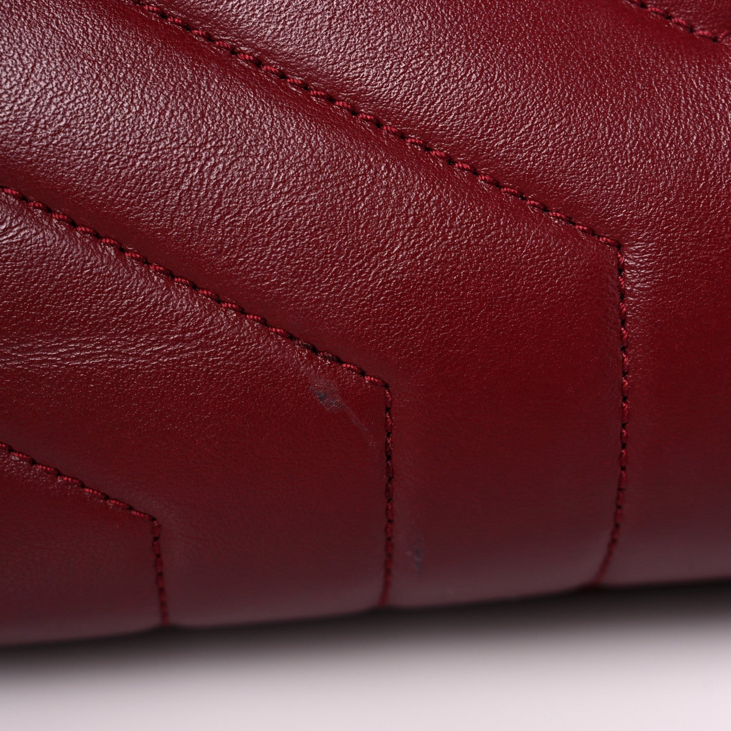 Saint Laurent Calfskin Y Quilted Monogram Medium Loulou Chain Satchel Palissandre 23 of 28