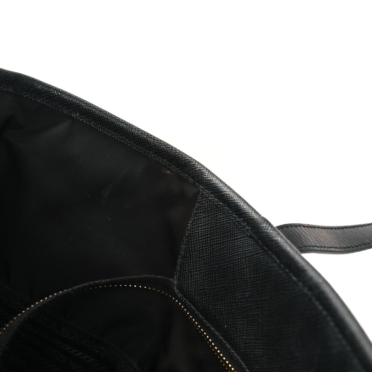 Tessuto Nylon Logo Tote Black