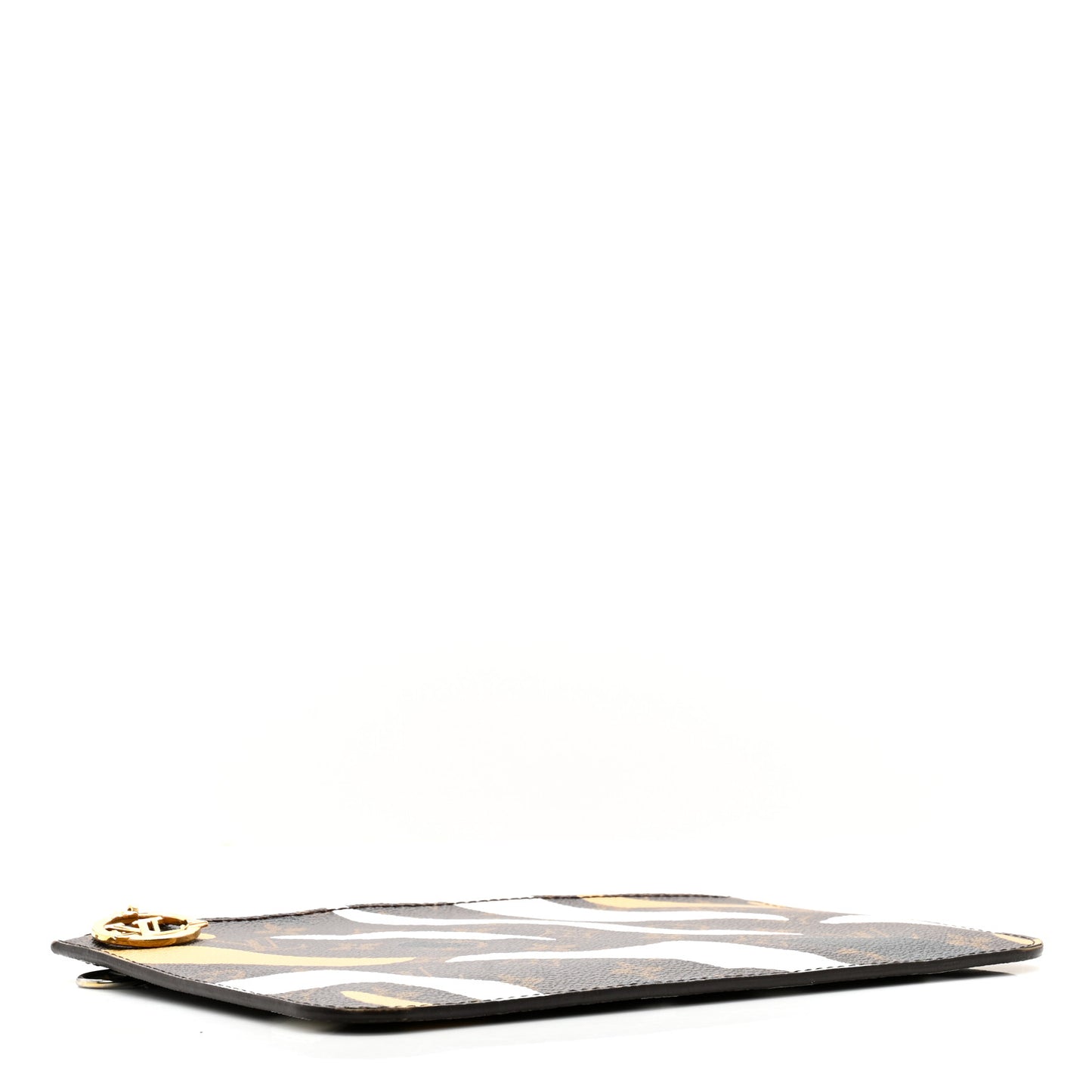 X LOL Monogram Neverfull MM GM Pochette Gold Silver