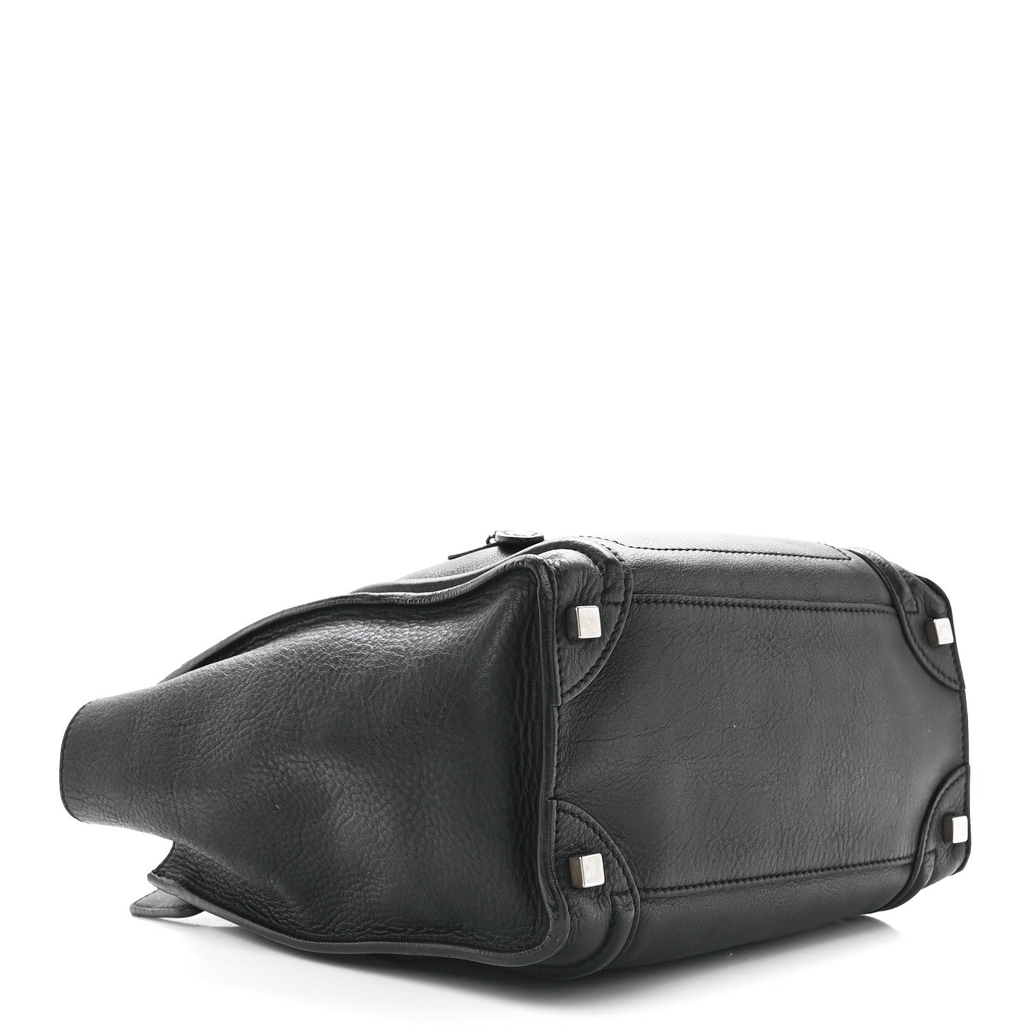 Celine Smooth Calfskin Micro Luggage Black 4 of 12