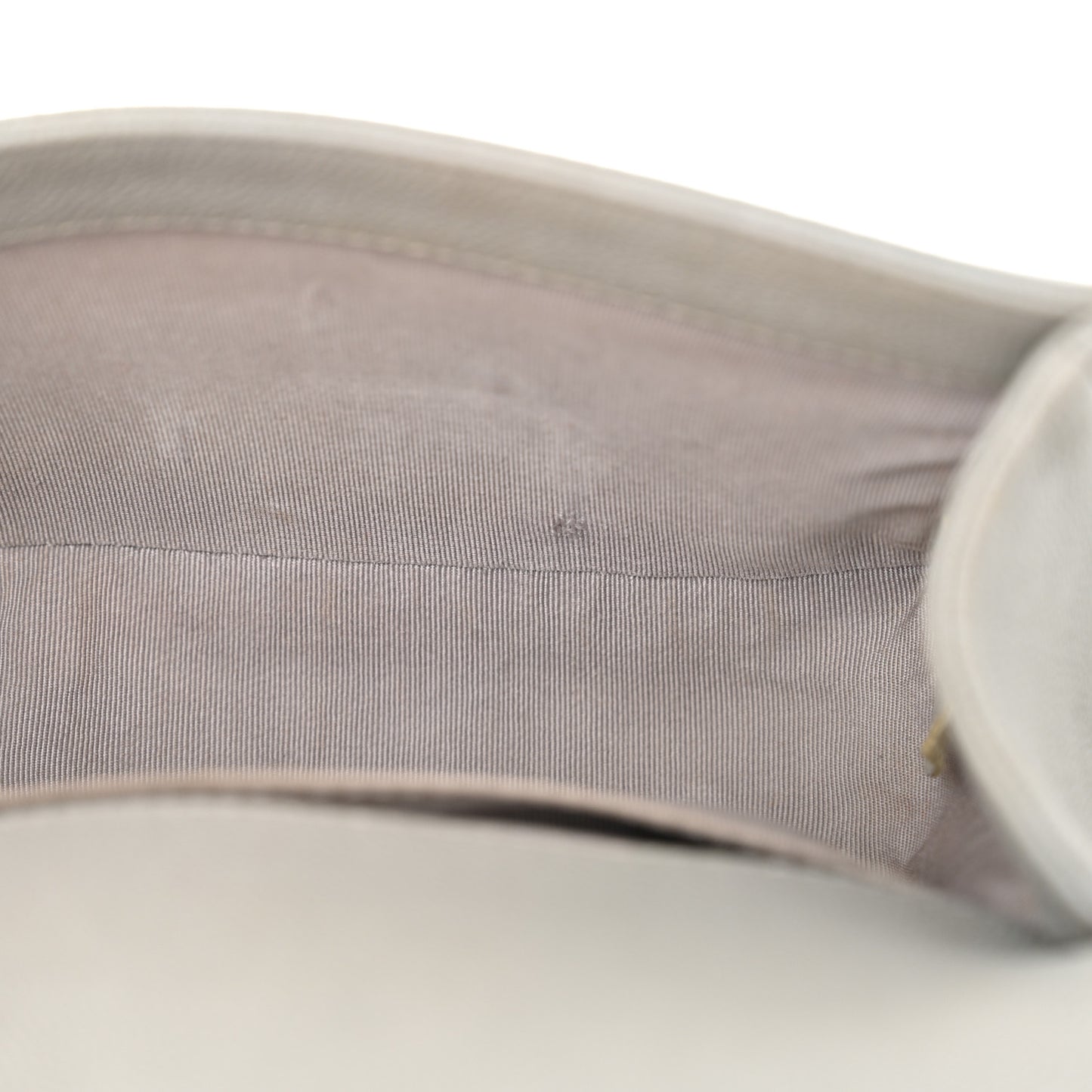 Caviar Quilted Small Boy Flap Light Grey