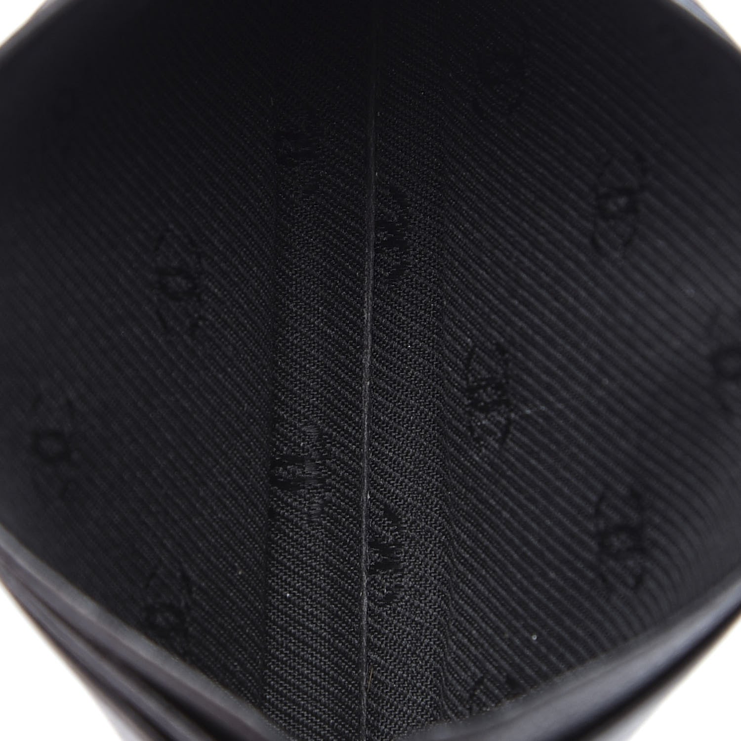 Chanel Grained Calfskin CC Button Card Holder Black 4 of 7