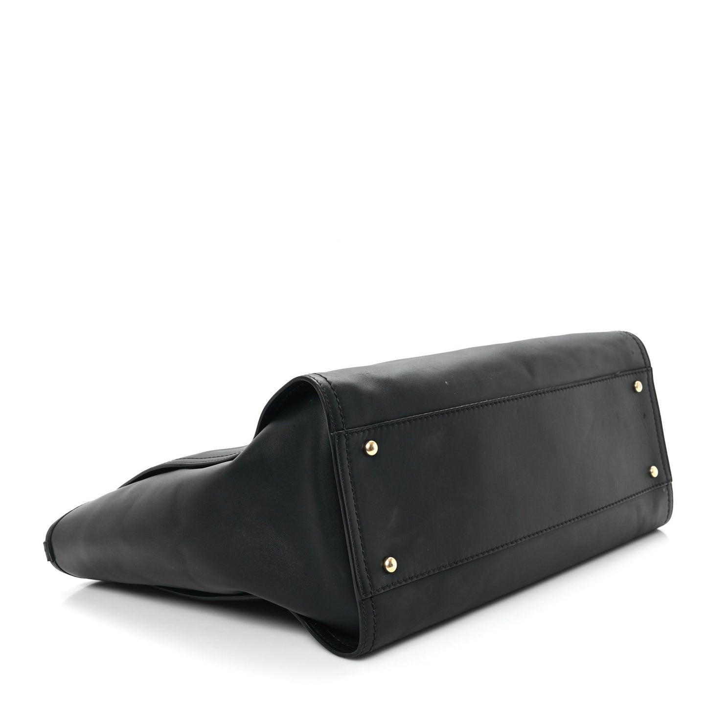 Calfskin Medium Deauville Tote Black