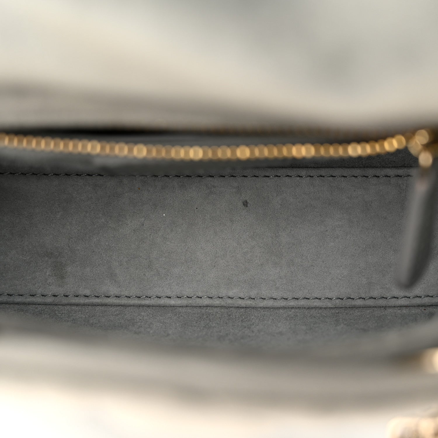 Christian Dior Velvet Mini Lady Dior Gray 5 of 10