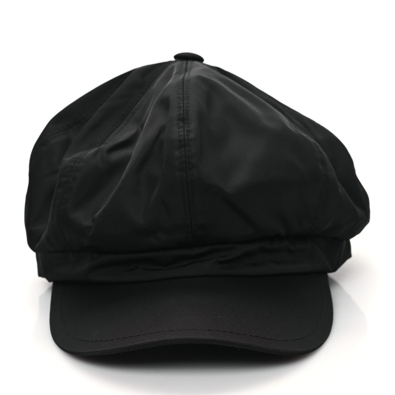 Prada Re-Nylon Newsboy Hat M Black 3 of 8