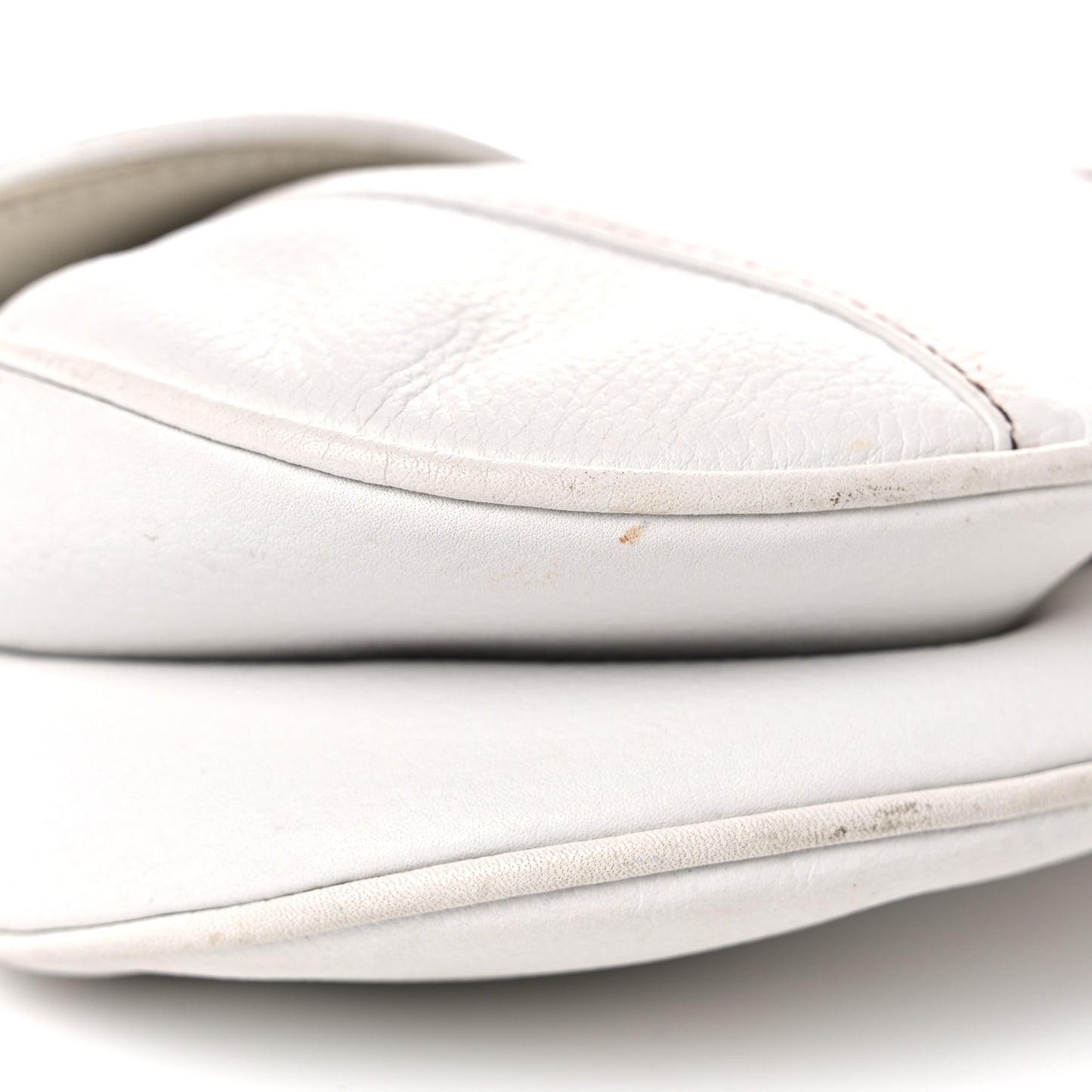 Calfskin Saddle Bag White