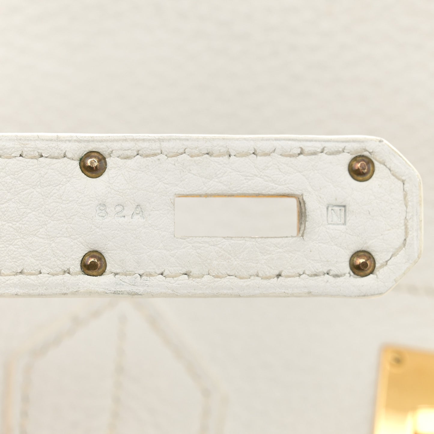 Taurillon Clemence JPG Birkin 42 White