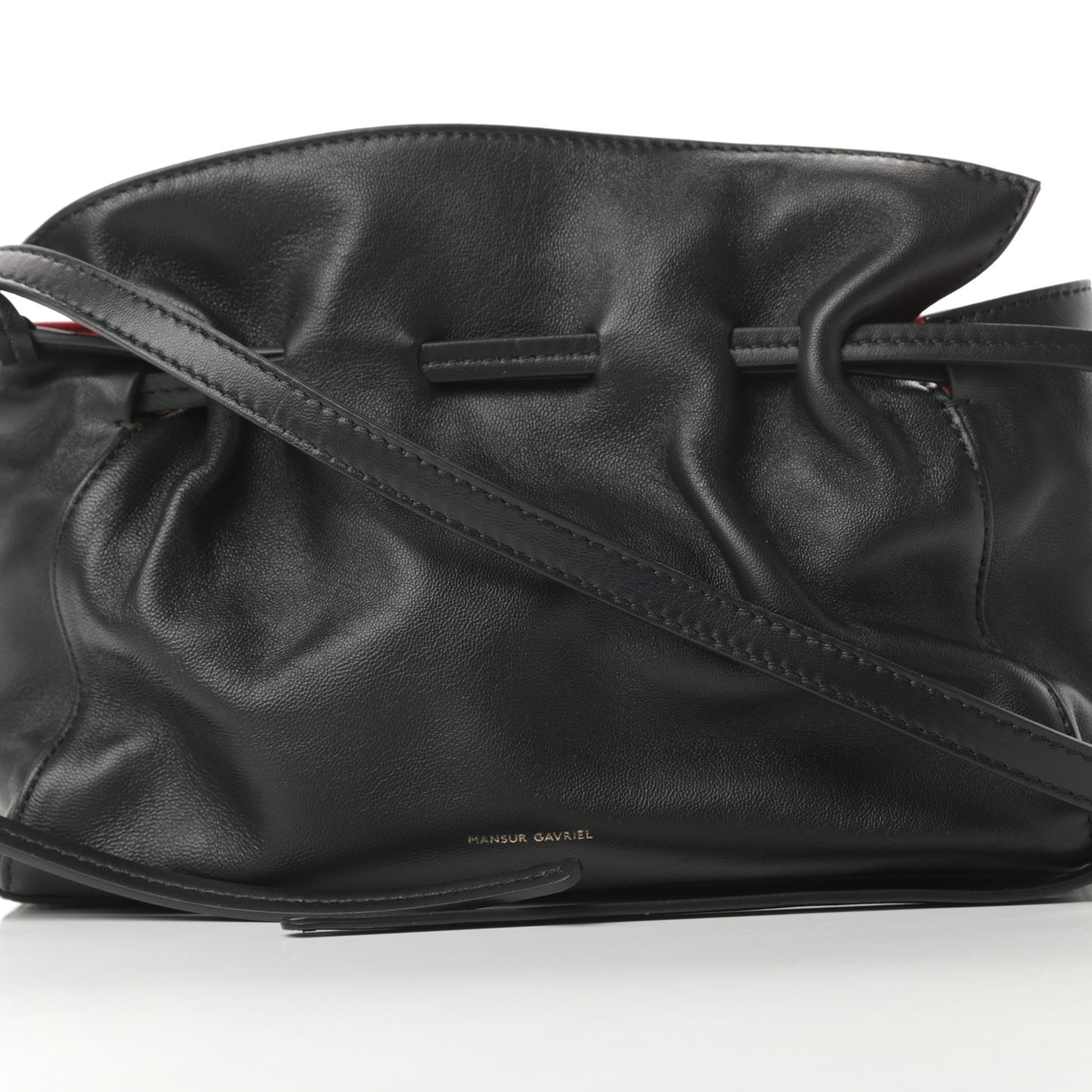 Lambskin Mini Protea Bag Black Flamma