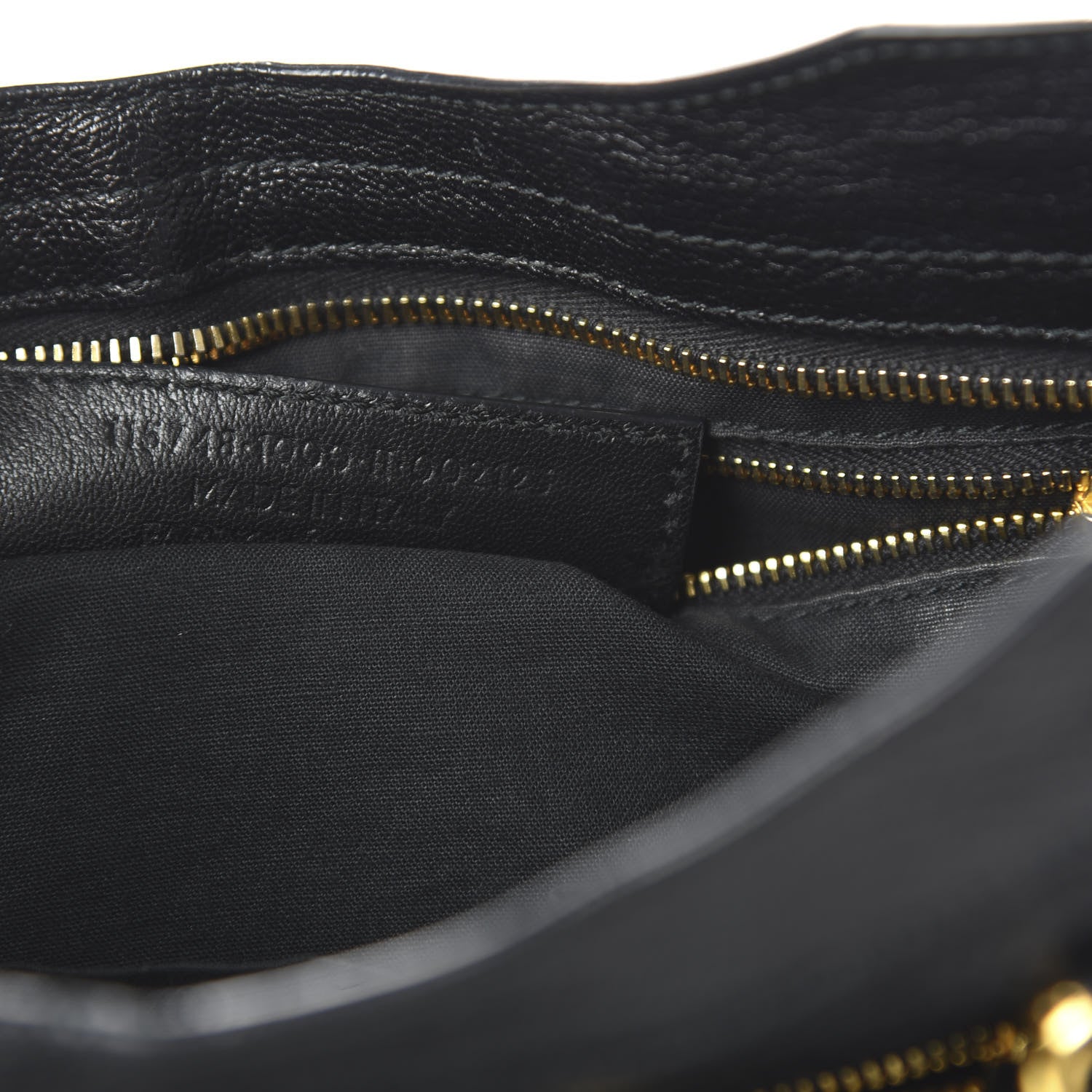 Balenciaga Chevre Gold Metallic Edge Hardware City Black 10 of 11