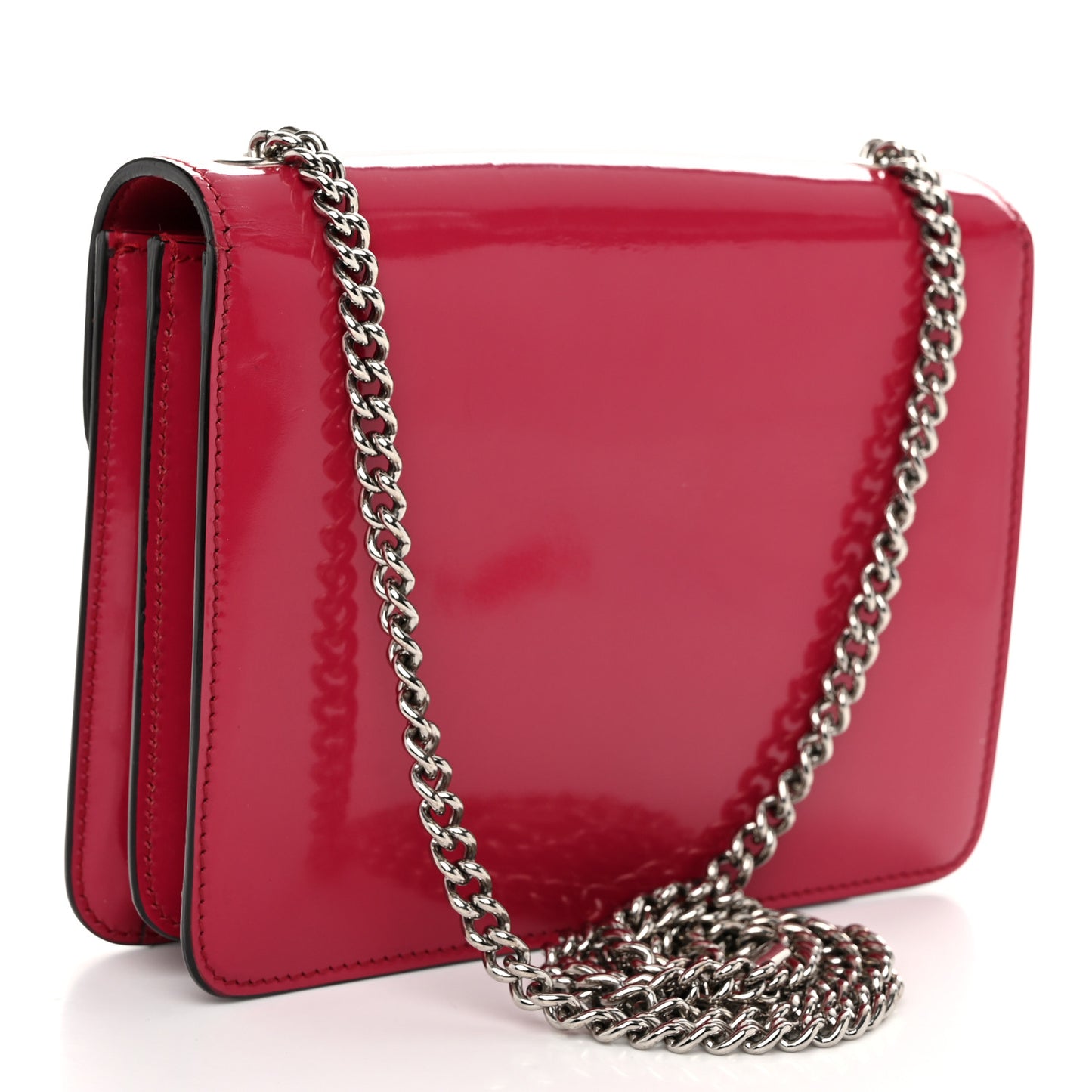 Shade Lux Calfskin Small Interlocking G Shoulder Bag Petunia