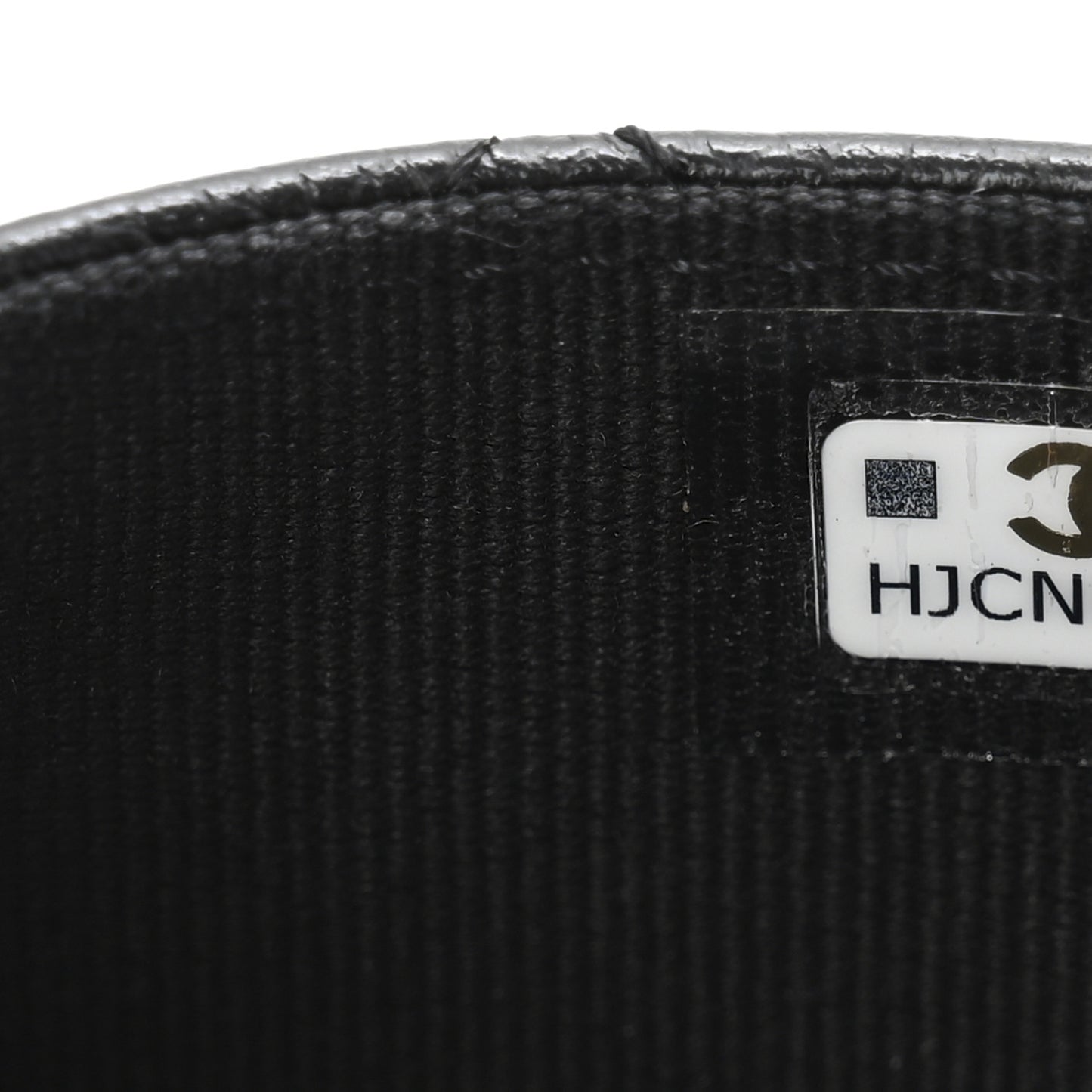 Caviar Quilted Flap Card Holder Wallet Black