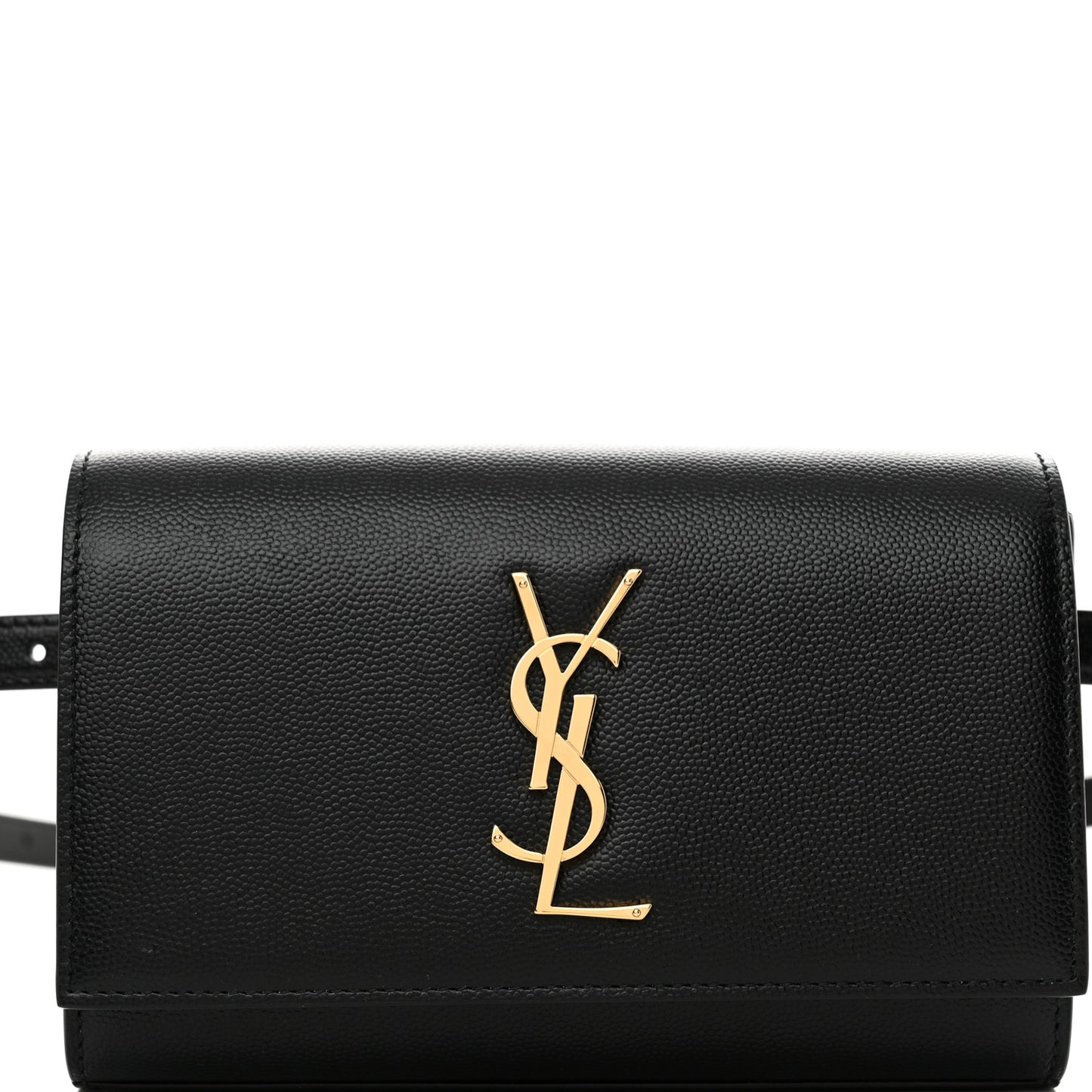 Grain De Poudre Monogram Kate Belt Bag Black