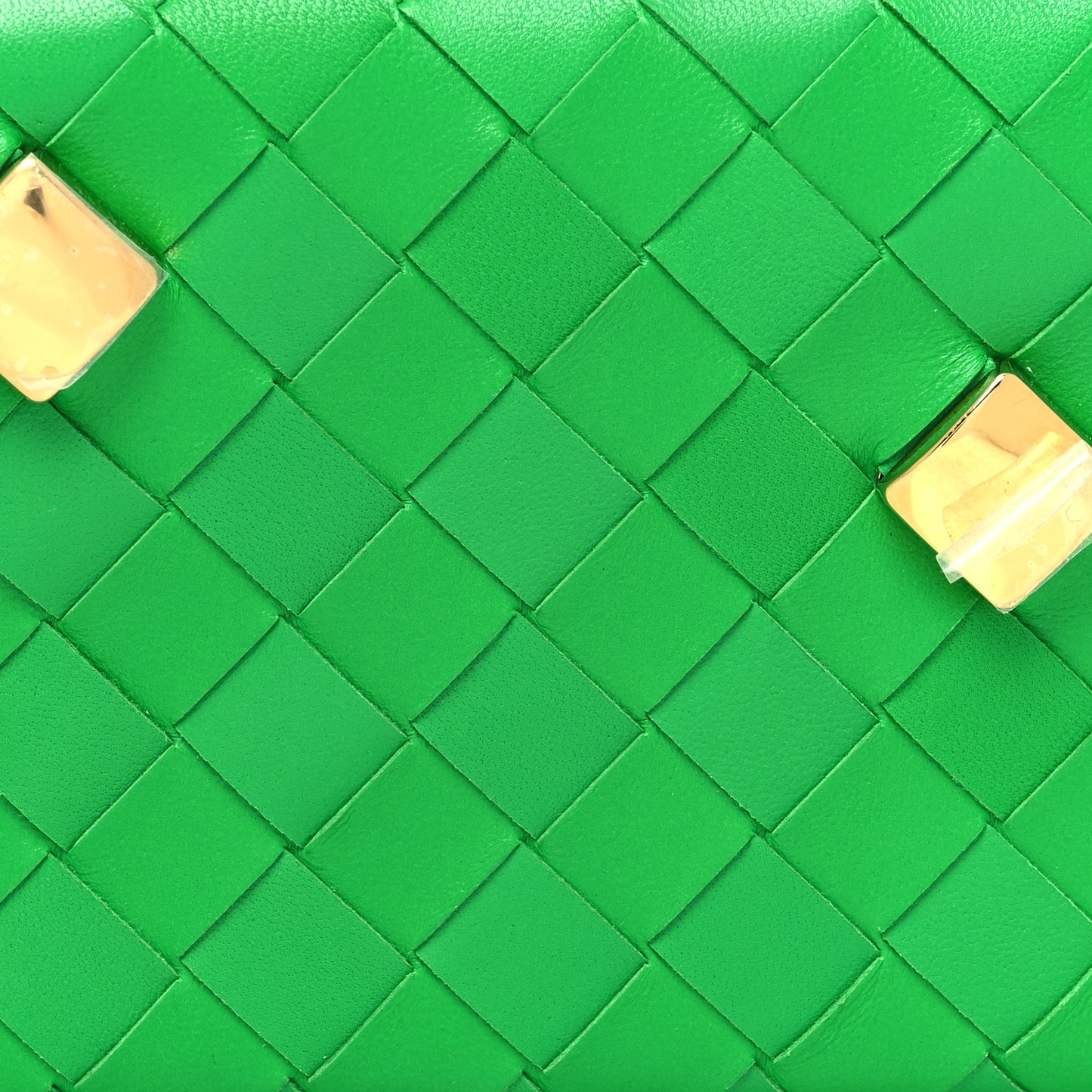 Nappa Intrecciato Studded Wallet On Strap Parakeet