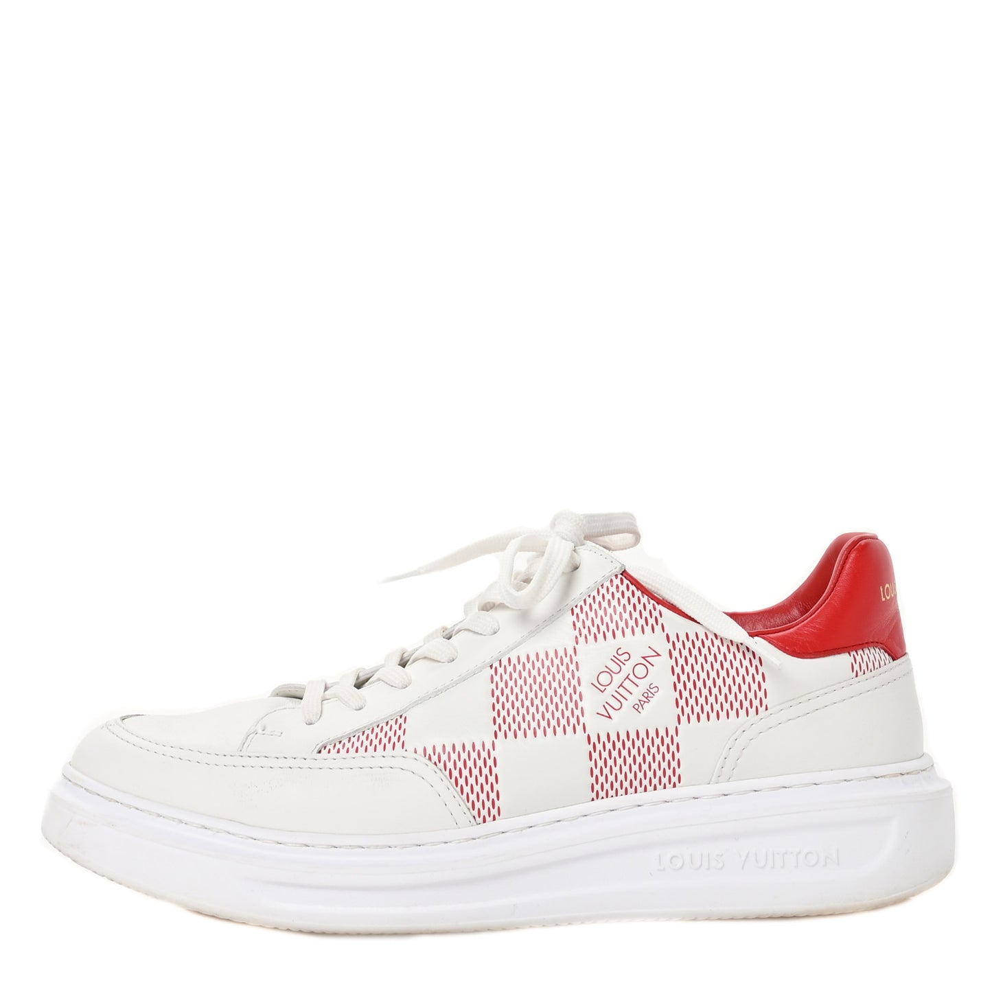 Calfskin Damier Beverly Hills Mens Sneakers 8