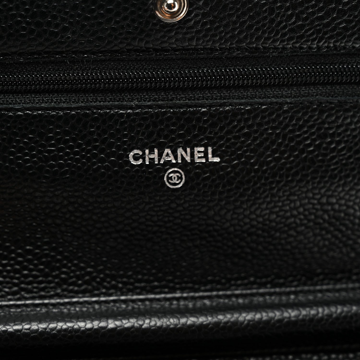 Chanel Caviar Quilted Wallet on Chain WOC Black 6 of 13