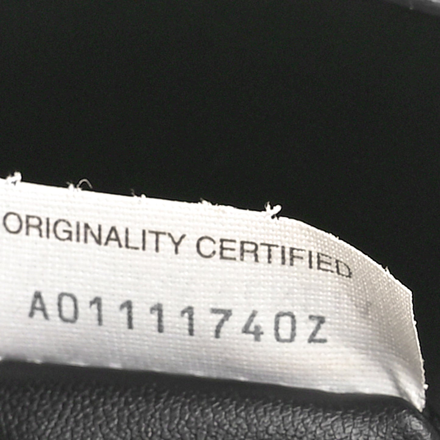 Silky Calfskin Large Hop Black