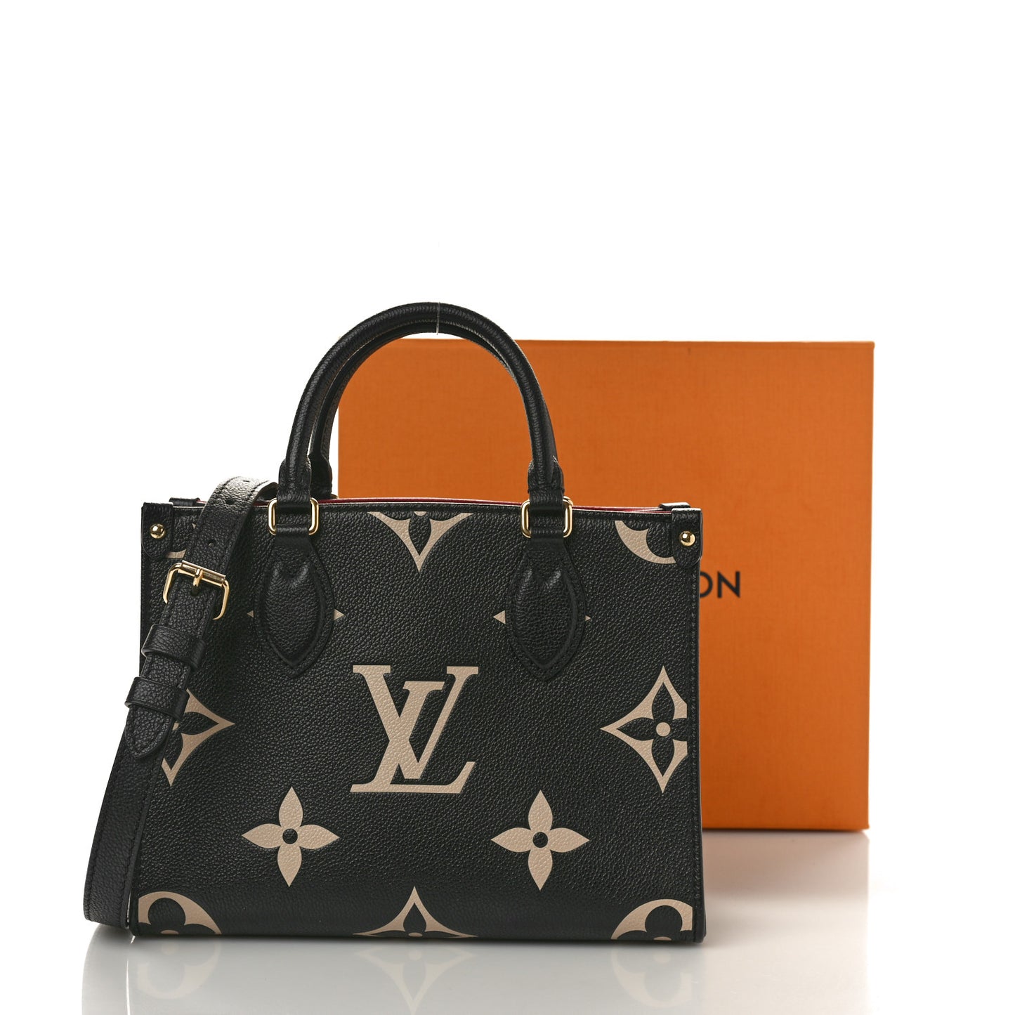 Empreinte Monogram Giant Onthego PM Black Beige