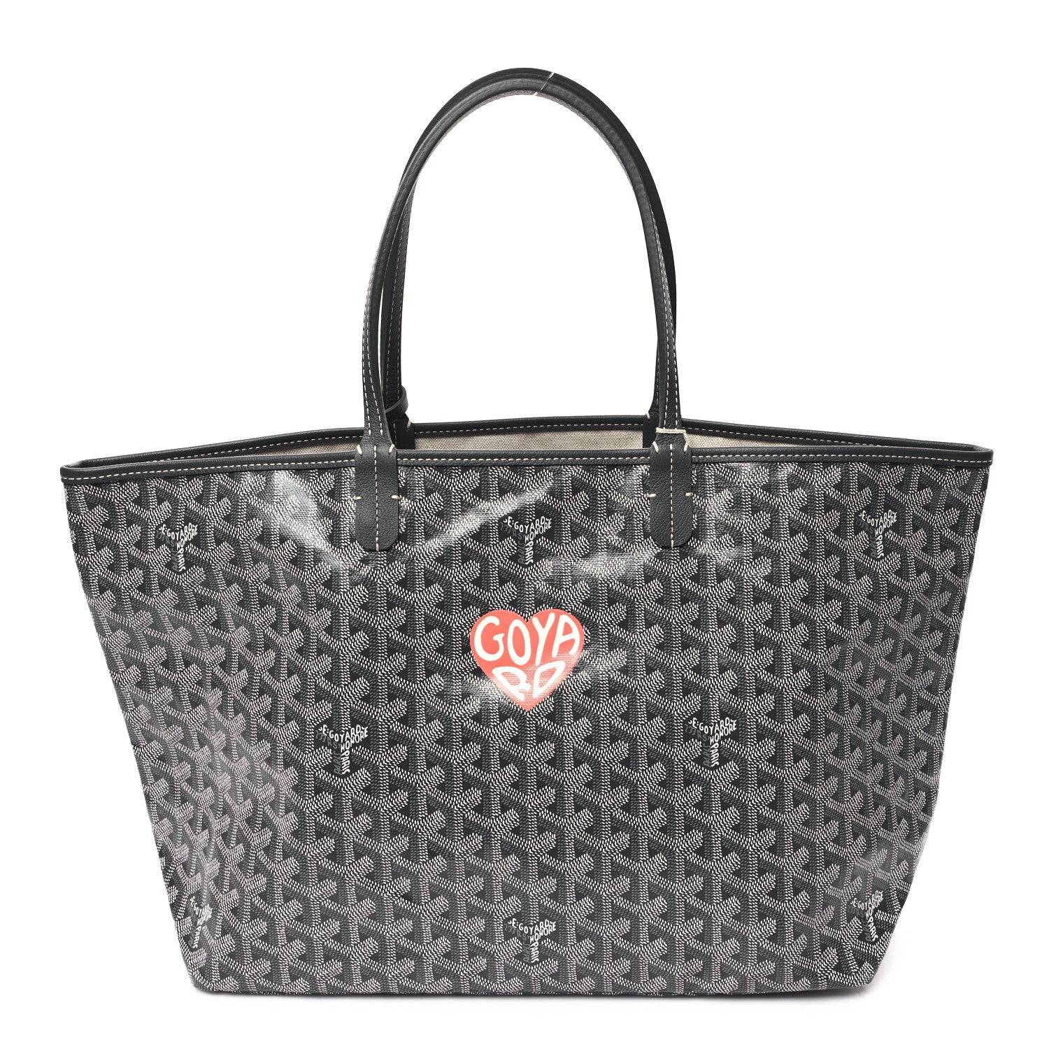 Goyard Goyardine Heart Saint Louis PM Grey 2 of 10