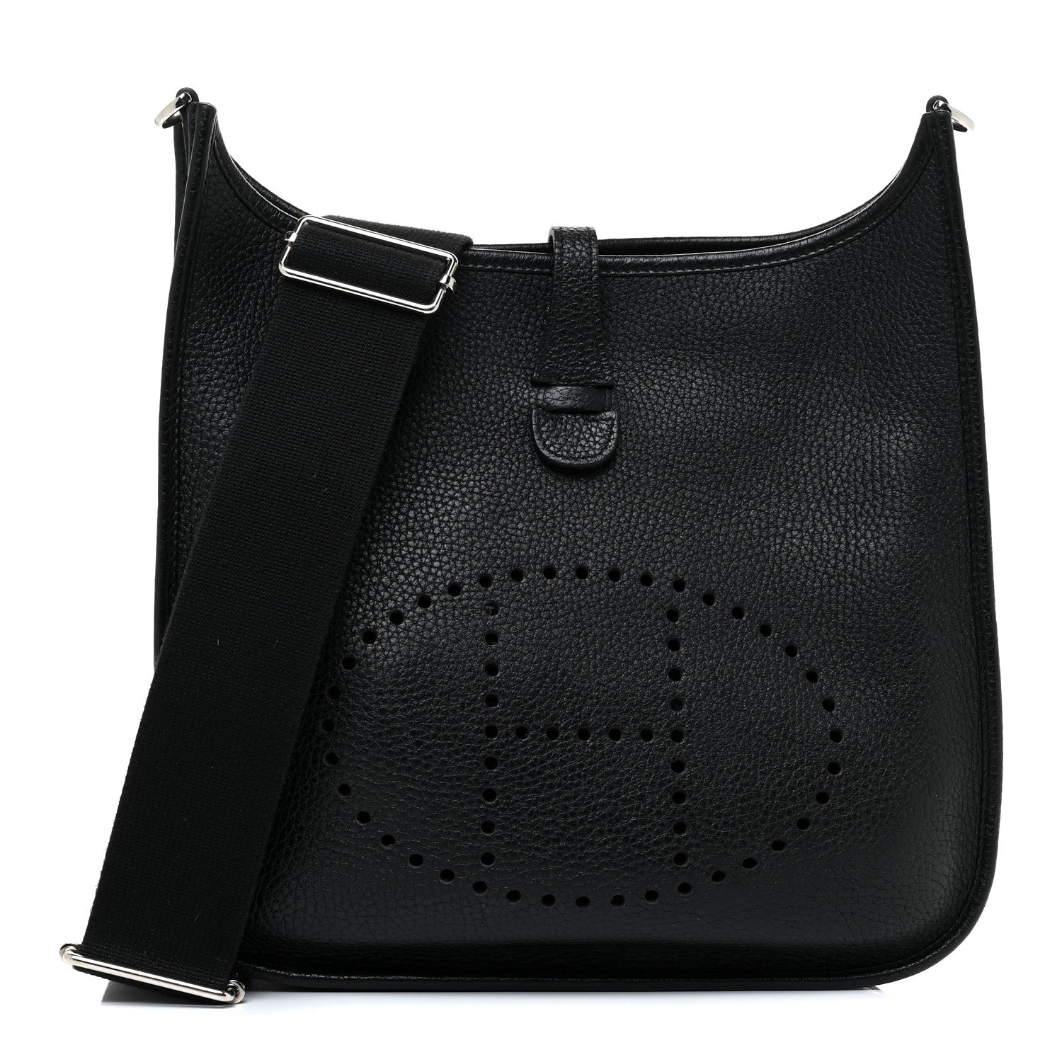 Hermes Taurillon Clemence Evelyne III PM Black 1 of 9