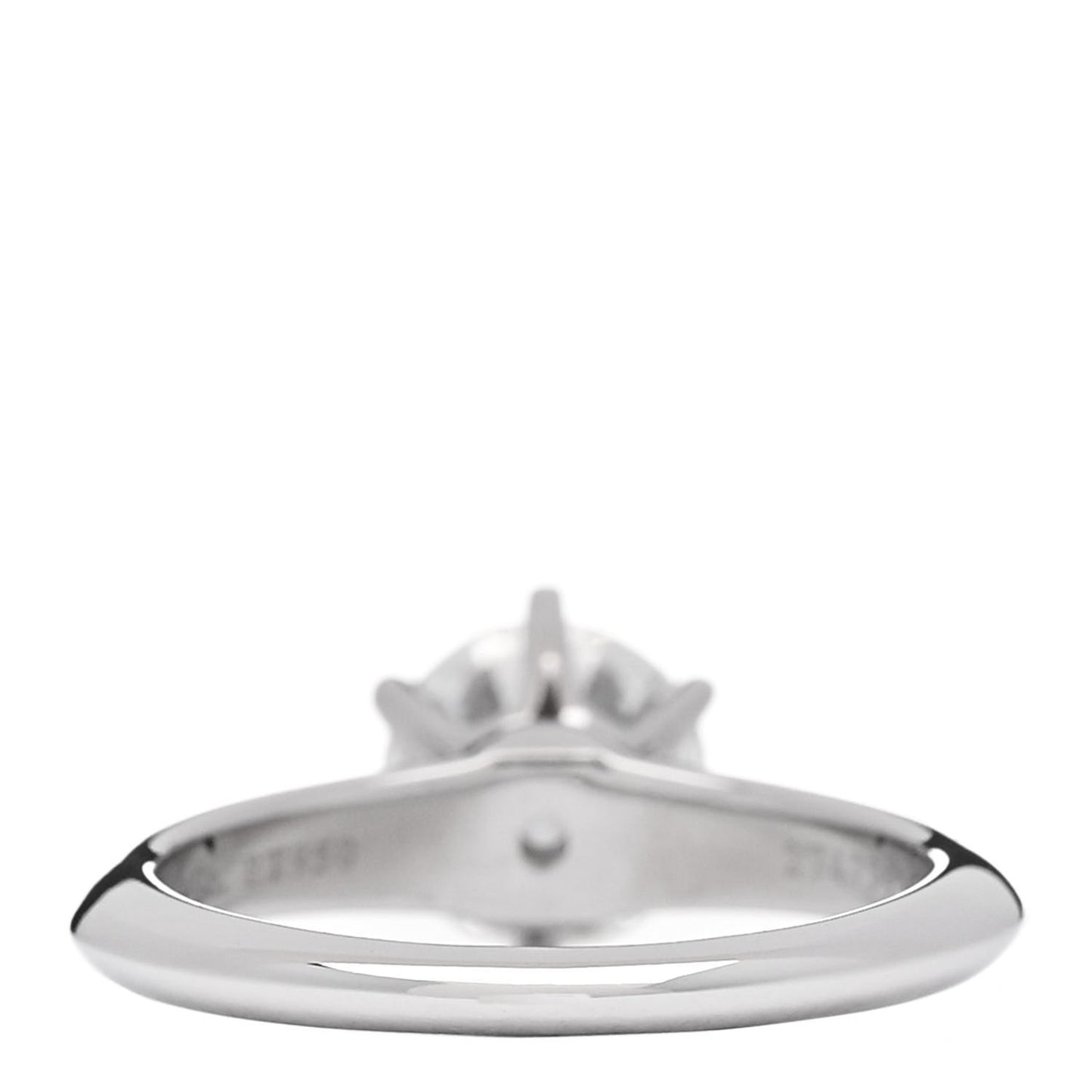 Platinum Diamond 1.32ct Solitaire Engagement Ring 49 4.75