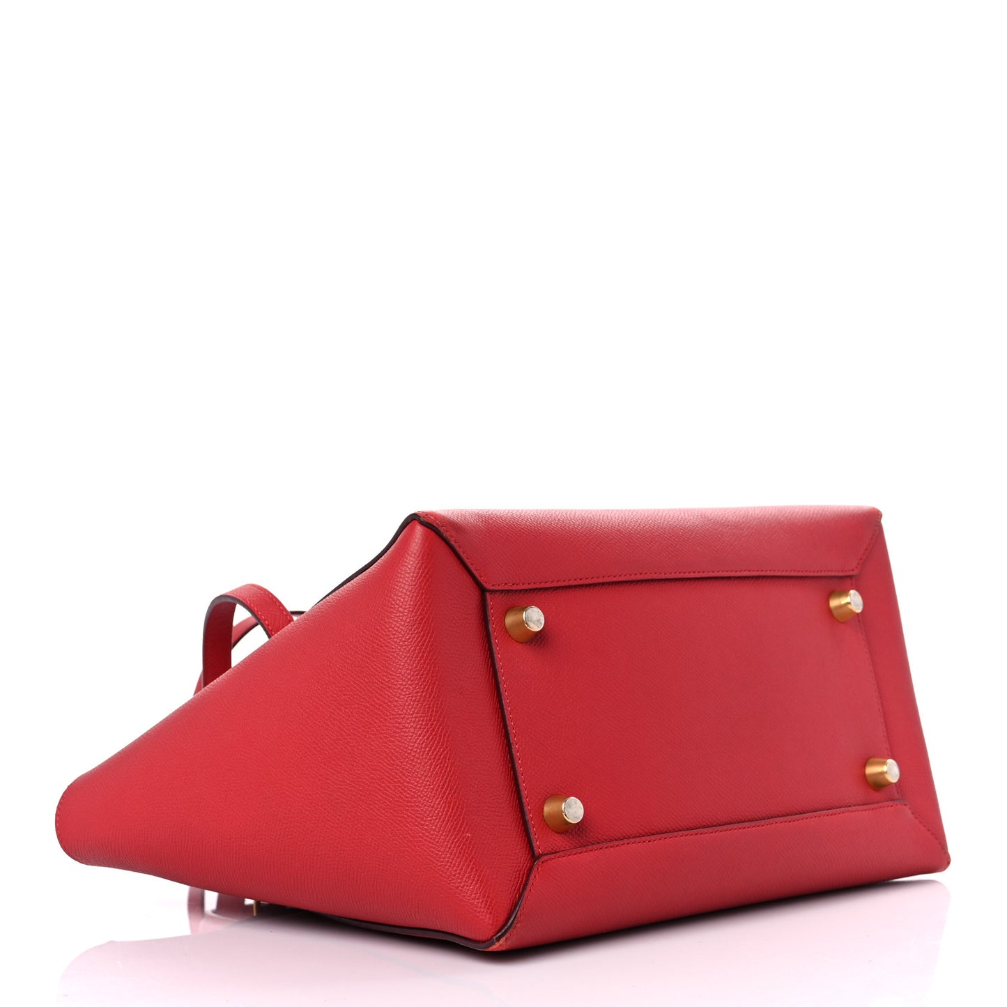 Grained Calfskin Mini Belt Bag Coquelicot