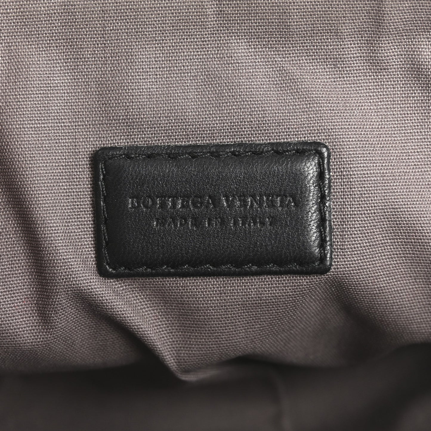Nappa Intrecciato Small Cosmetic Pouch Black