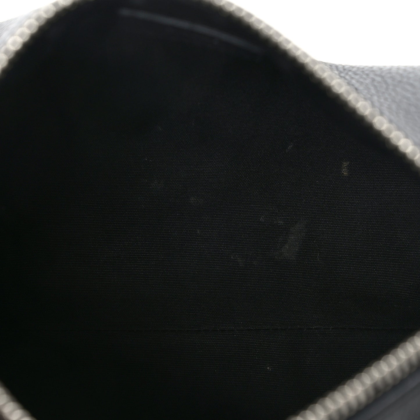 CHRISTIAN DIOR HOMME Grained Calfskin Mens Roller Pouch Black